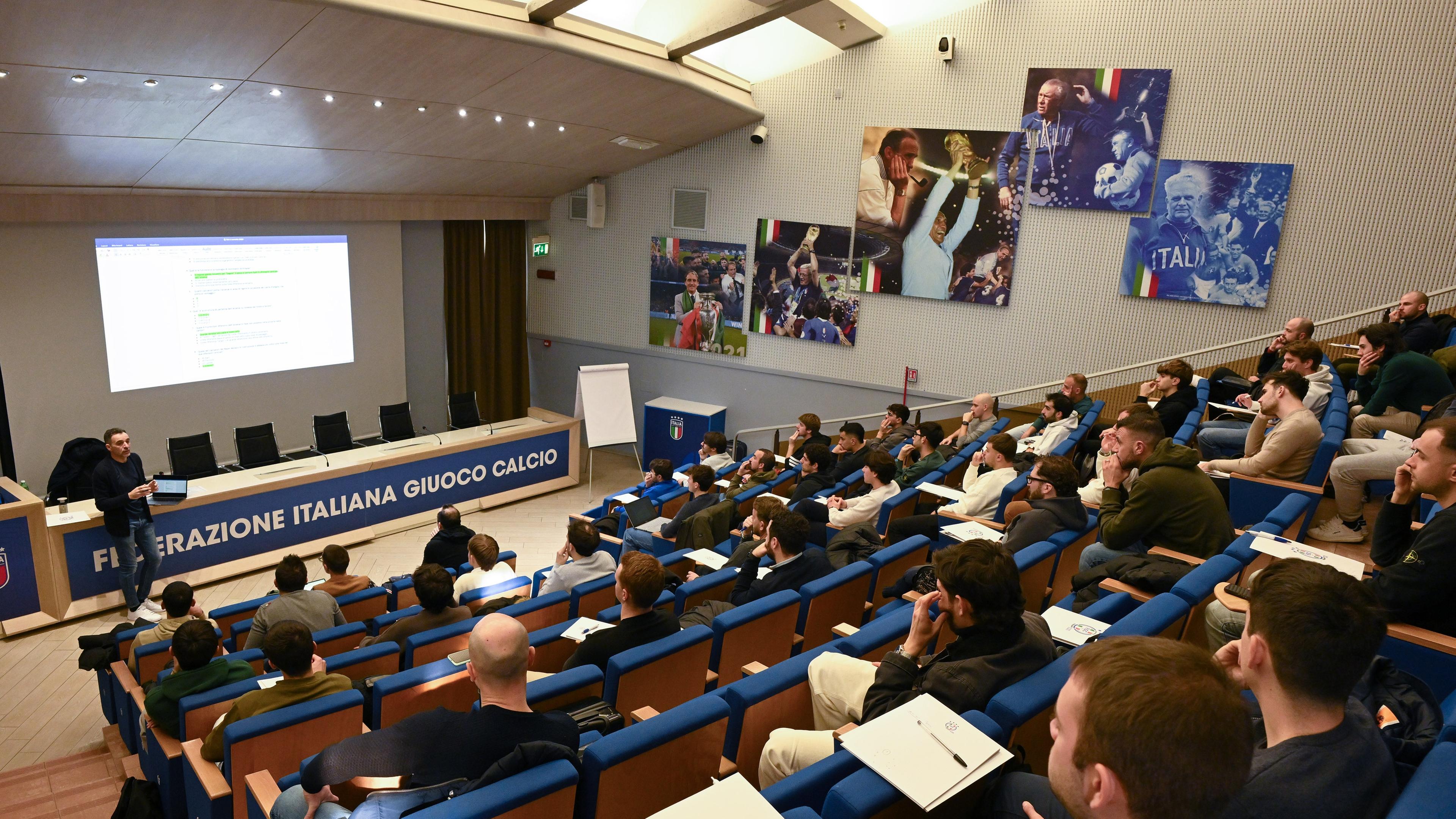 Inaugurato a Coverciano il nuovo corso per match analyst: le lezioni saranno fino al 4 febbraio