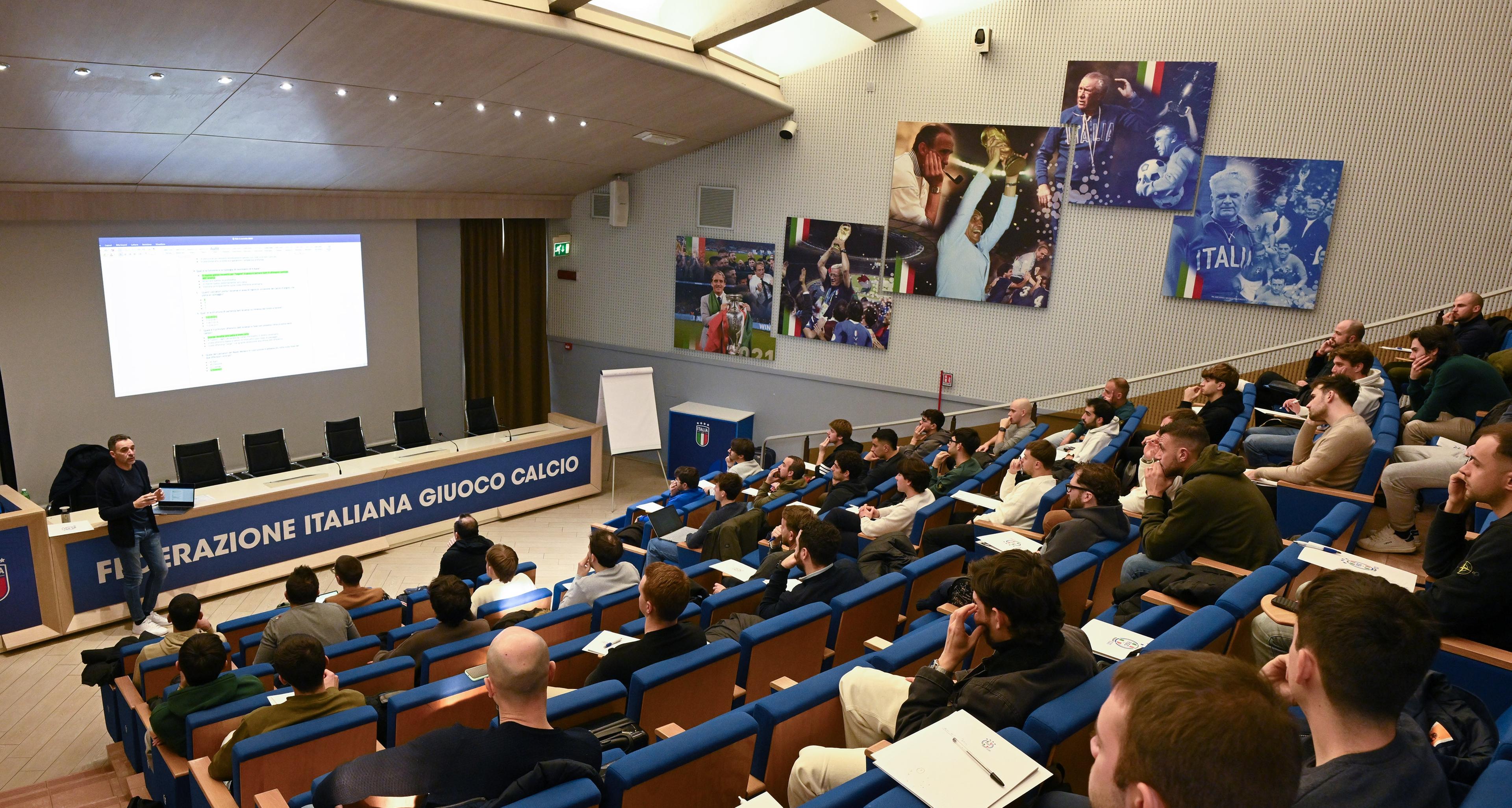 Inaugurato a Coverciano il nuovo corso per match analyst: le lezioni saranno fino al 4 febbraio