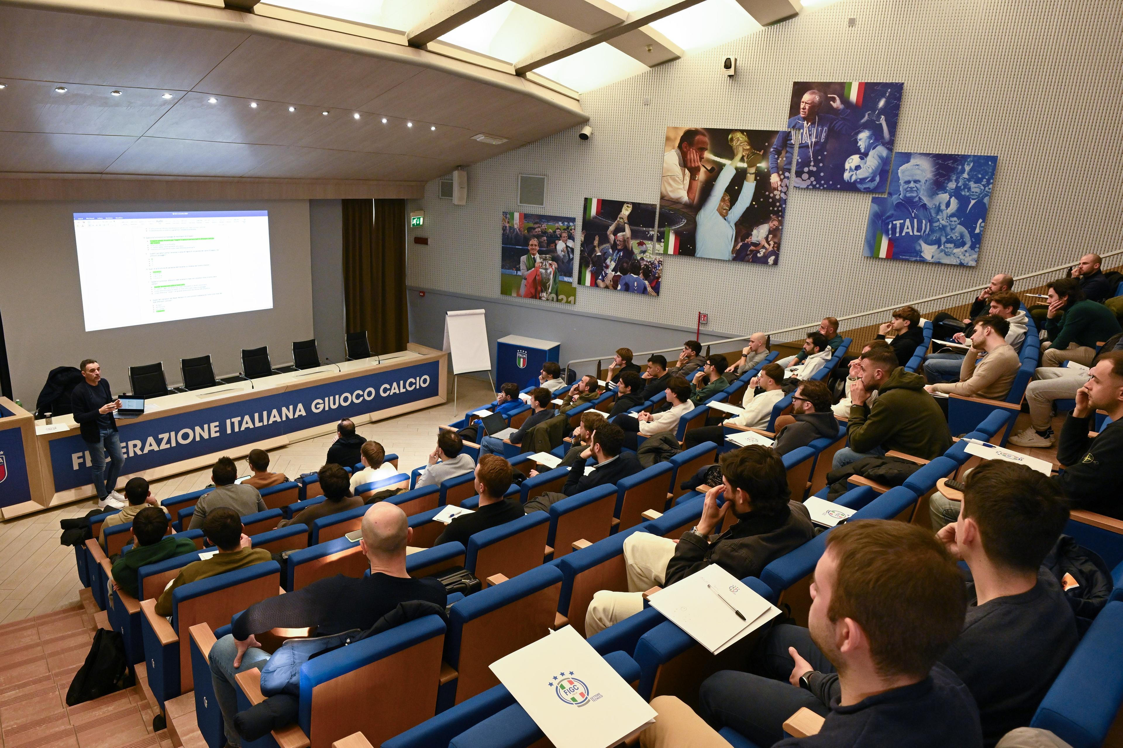 Inaugurato a Coverciano il nuovo corso per match analyst: le lezioni saranno fino al 4 febbraio