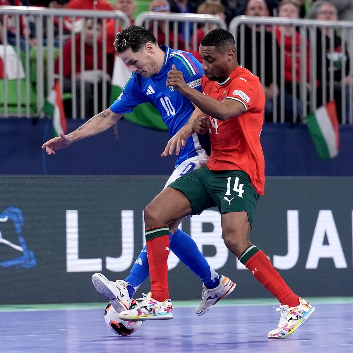 Futsal EURO 2026, gli Azzurri sbattono contro i campioni portoghesi: è 6-2 all’esordio di Lubiana