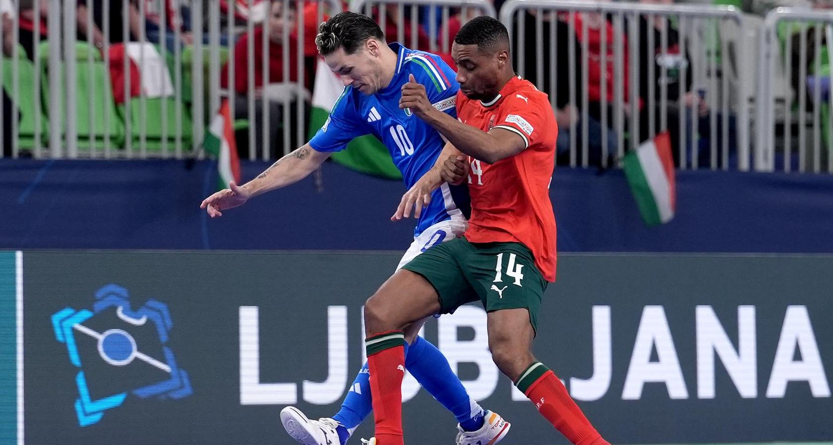 Futsal EURO 2026, gli Azzurri sbattono contro i campioni portoghesi: è 6-2 all’esordio di Lubiana