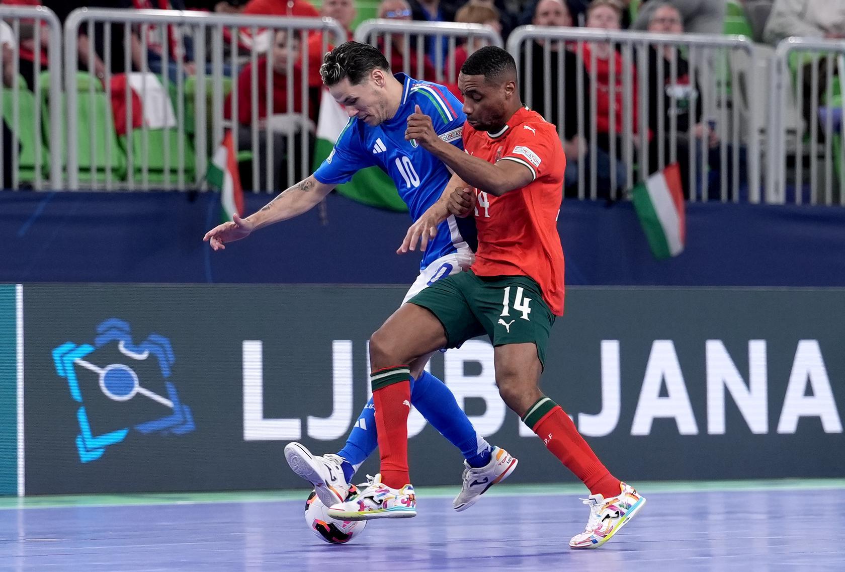 Futsal EURO 2026, gli Azzurri sbattono contro i campioni portoghesi: è 6-2 all’esordio di Lubiana