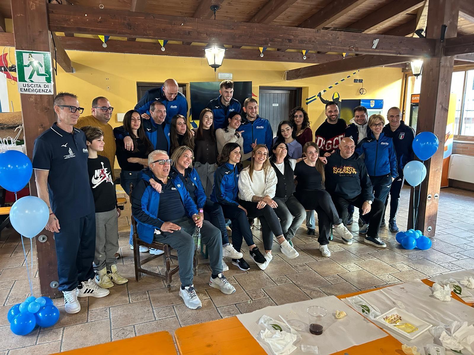 Ad Ascoli Piceno un sabato speciale: dopo le partite della DCP, il magnifico 'terzo tempo' allestito da Barilla