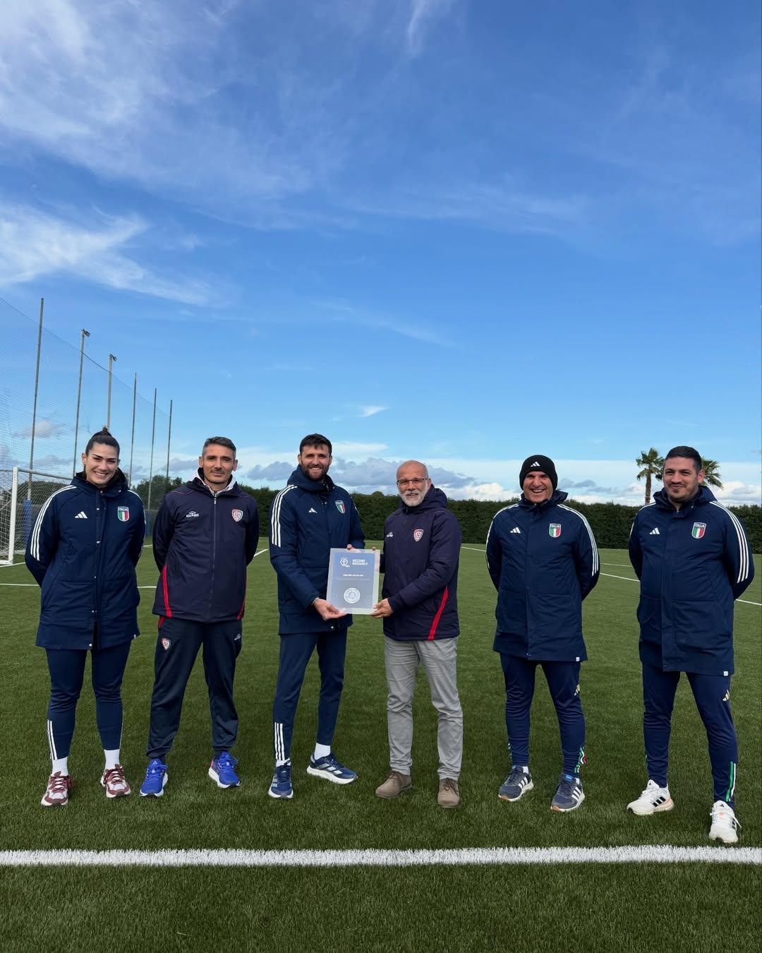 Al Cagliari Calcio l’attestato di Club Giovanile di 3° livello nell’ambito del Sistema di Qualità FIGC