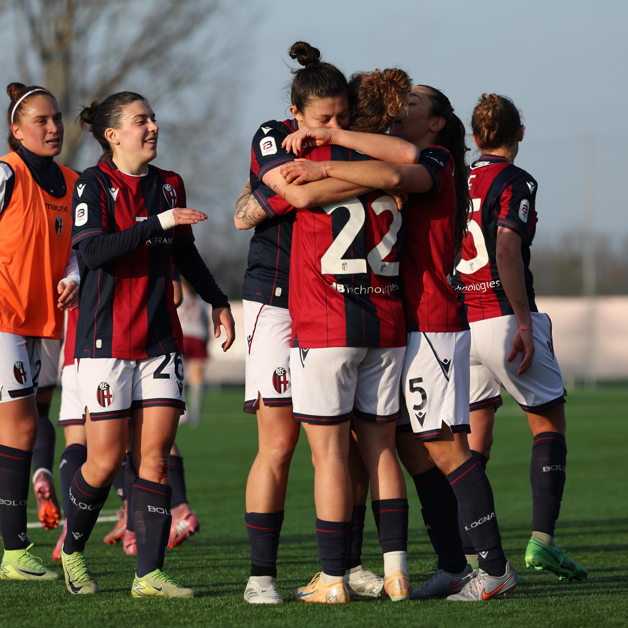 Il Bologna vince e accorcia in classifica, il Cesena cade con la Res Donna Roma, goleada del Brescia