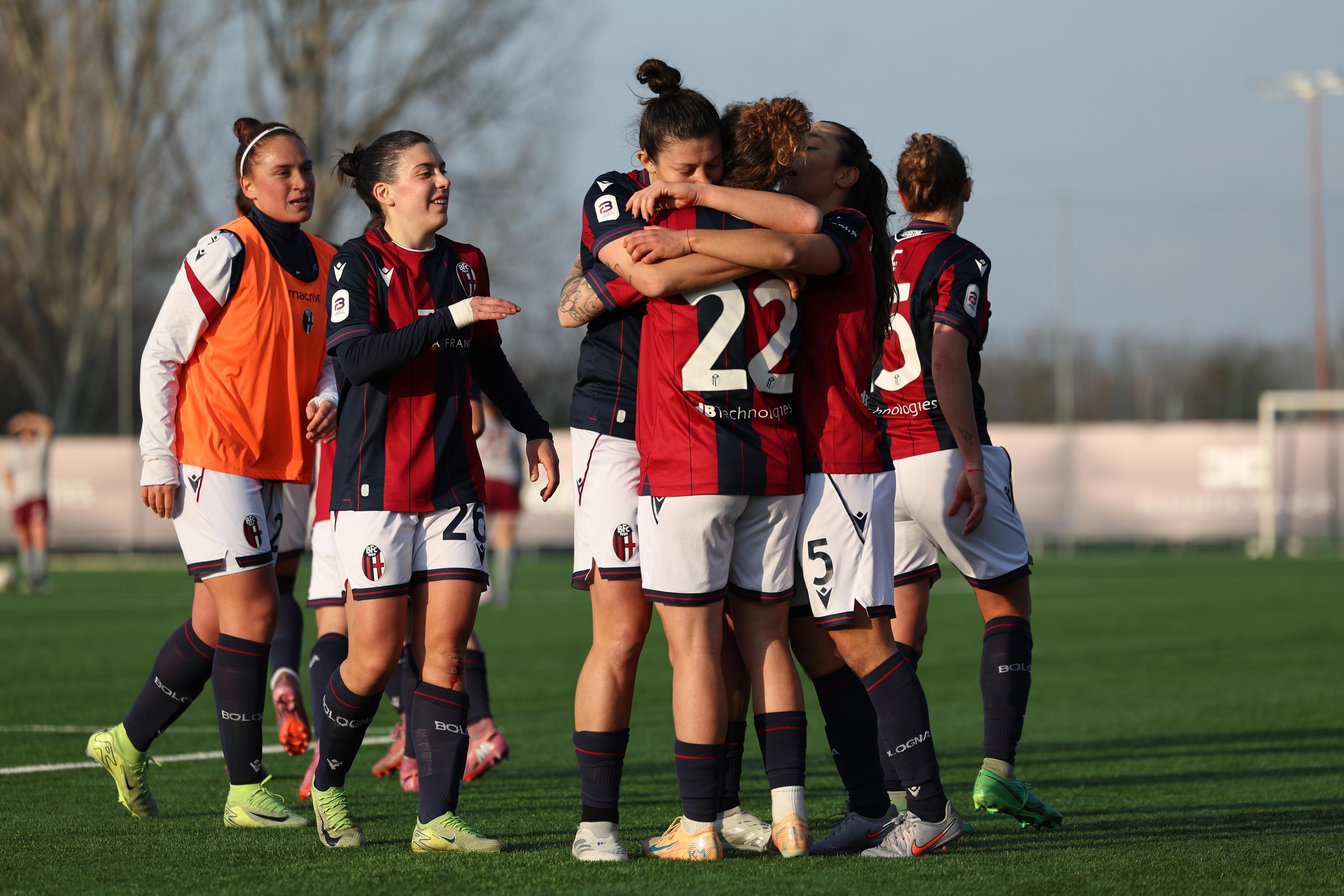 Il Bologna vince e accorcia in classifica, il Cesena cade con la Res Donna Roma, goleada del Brescia