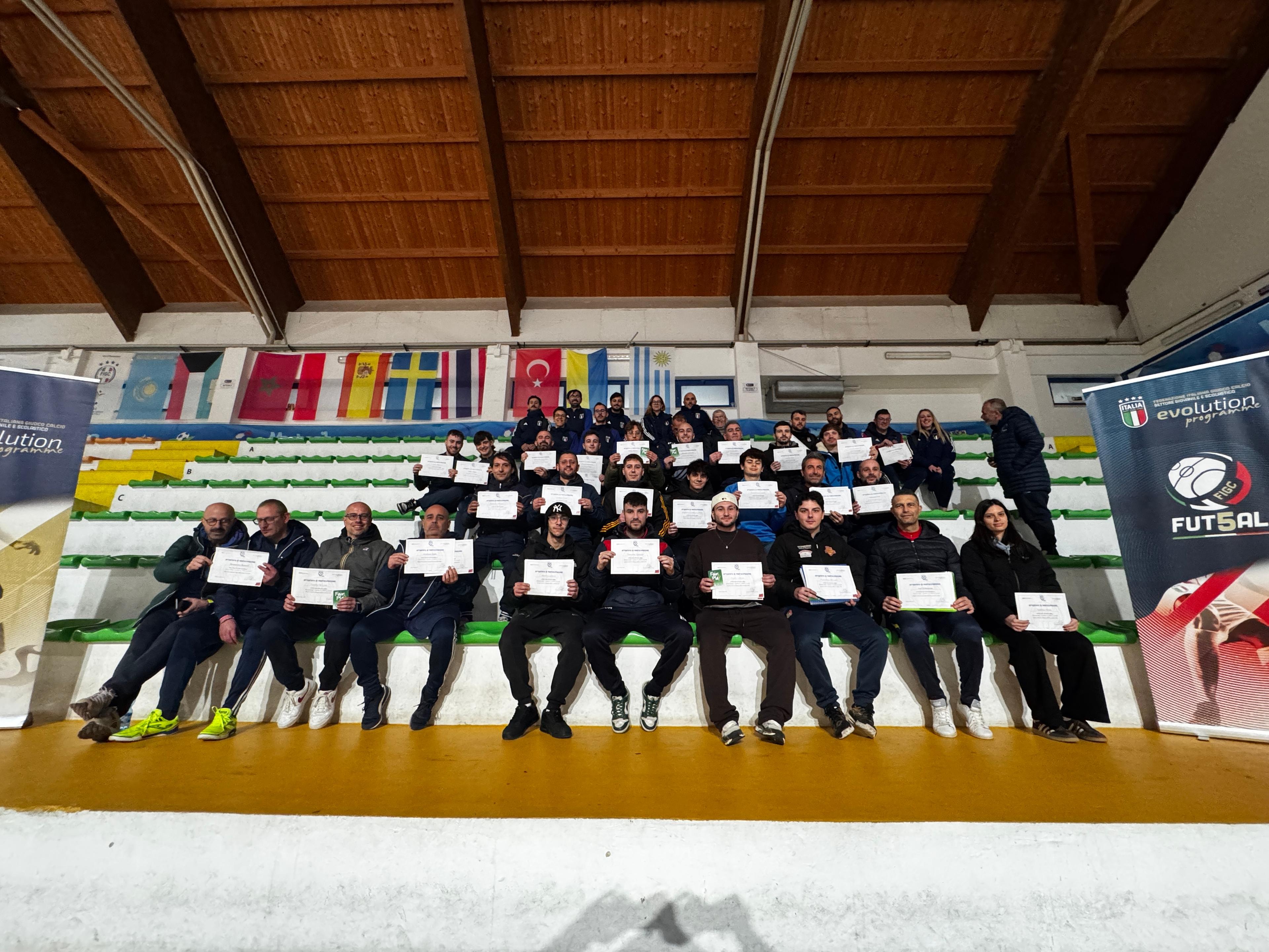 Concluso il Corso Livello E per Istruttori con modulo integrativo di calcio femminile