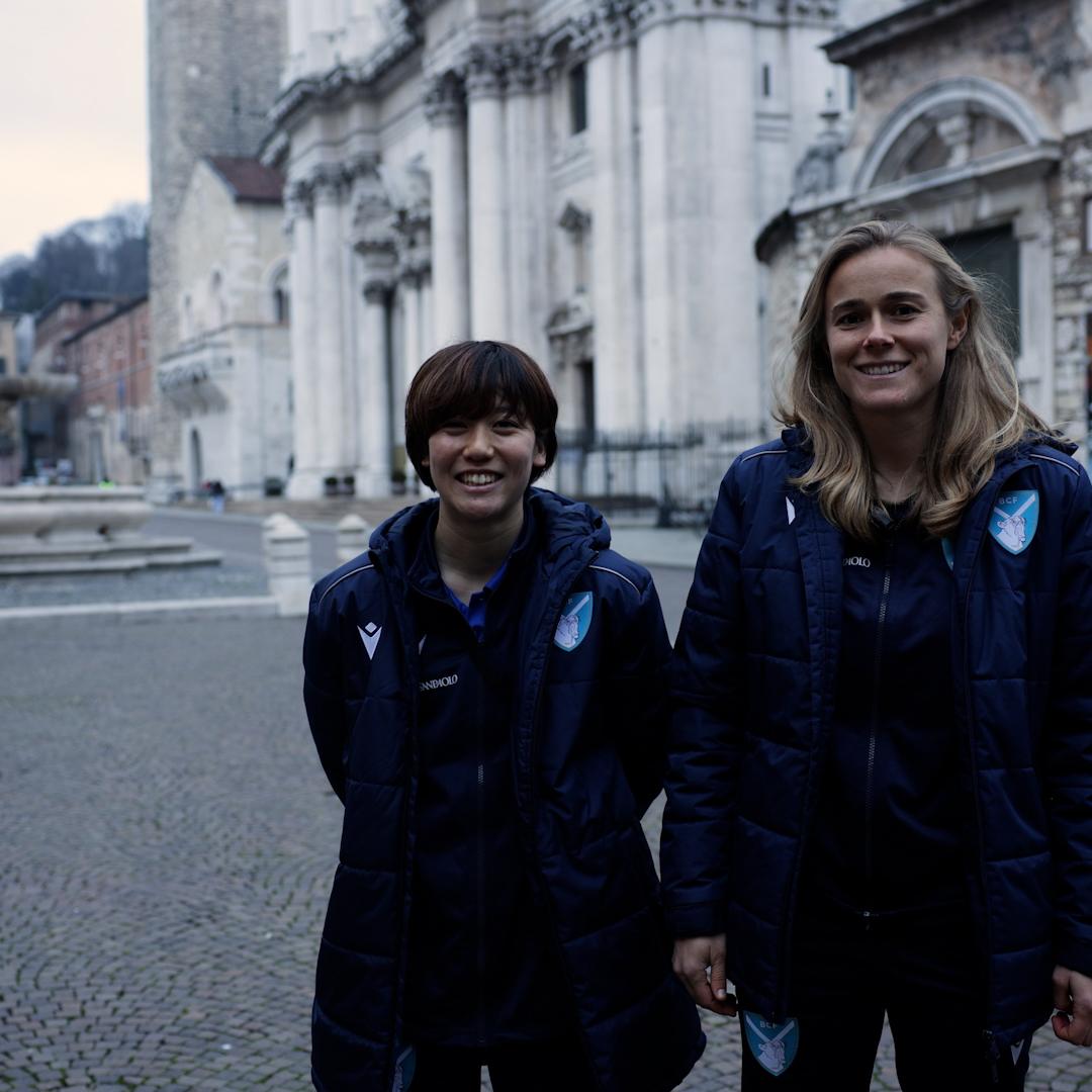 ‘B Stories’ a Brescia: Brayda guida turistica per la giapponese Kuratomi. “Tra calcio e casoncelli, qui accolta come a casa”