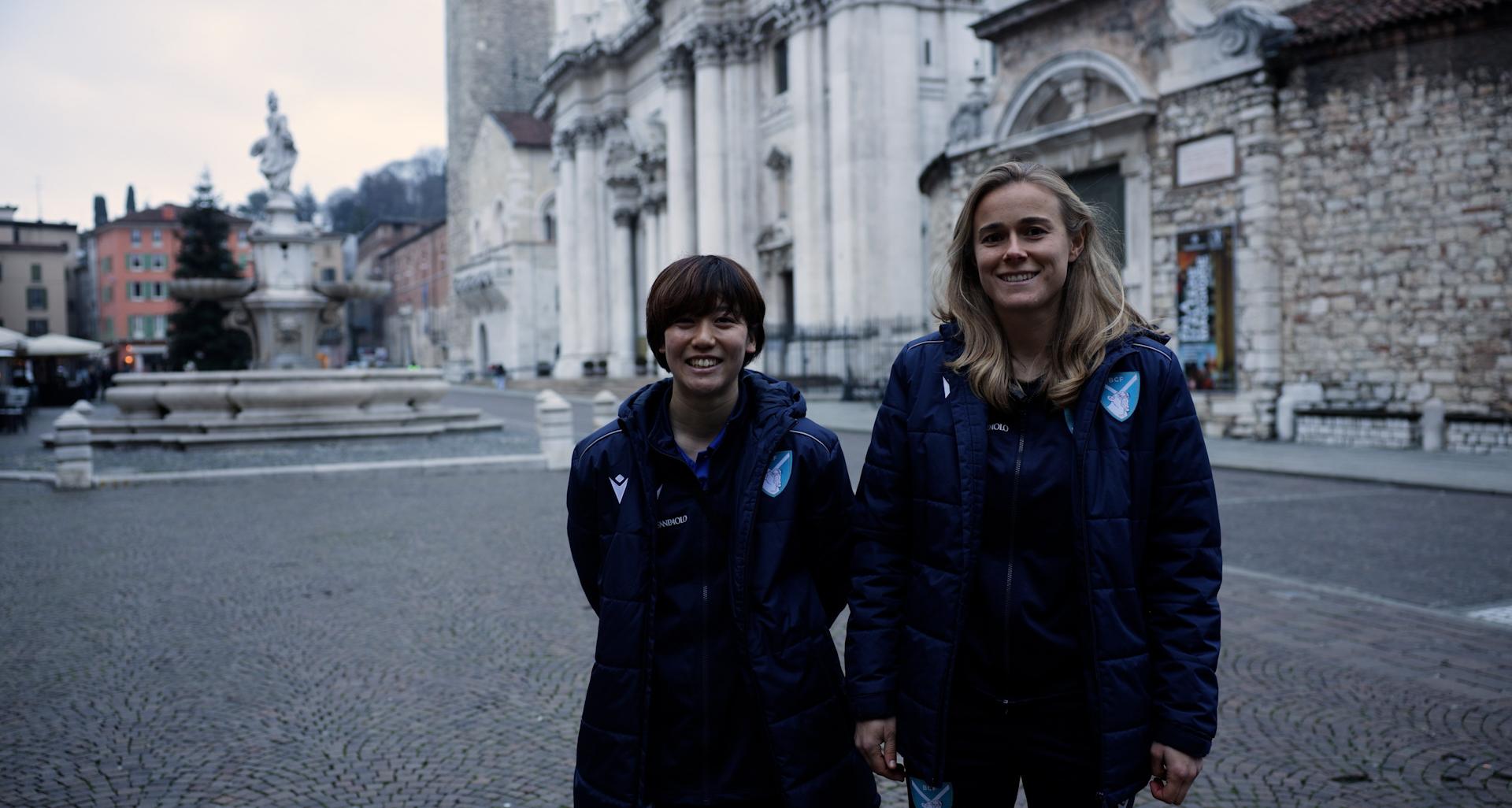 ‘B Stories’ a Brescia: Brayda guida turistica per la giapponese Kuratomi. “Tra calcio e casoncelli, qui accolta come a casa”