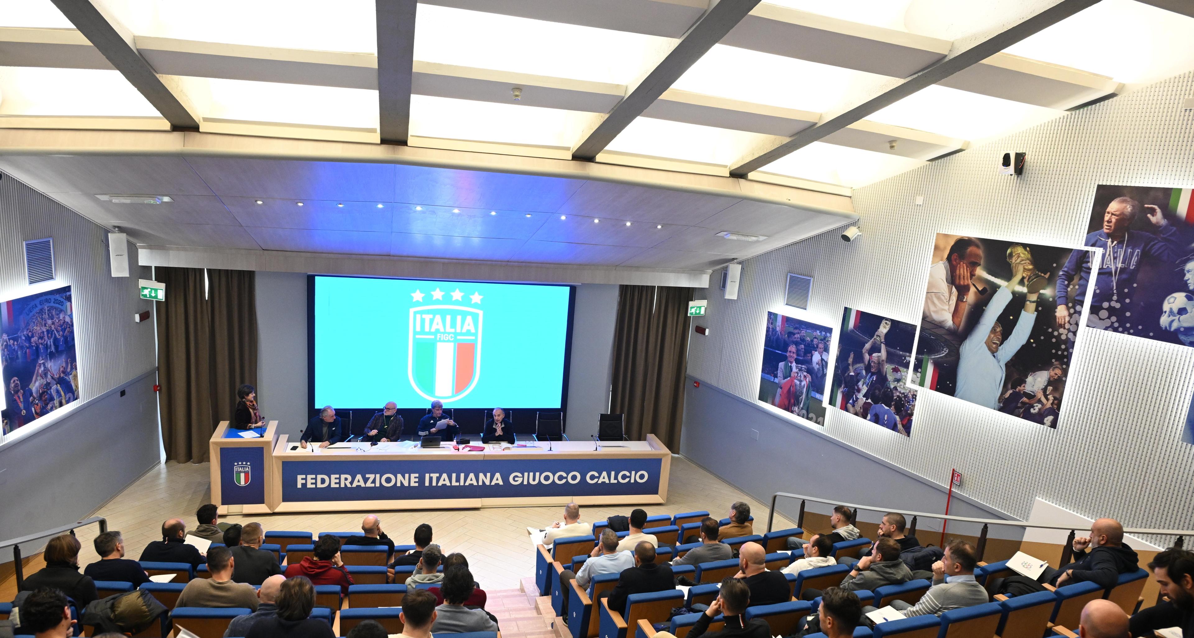 Inaugurati a Coverciano i nuovi corsi per allenatore UEFA A, per osservatore e per preparatore atletico
