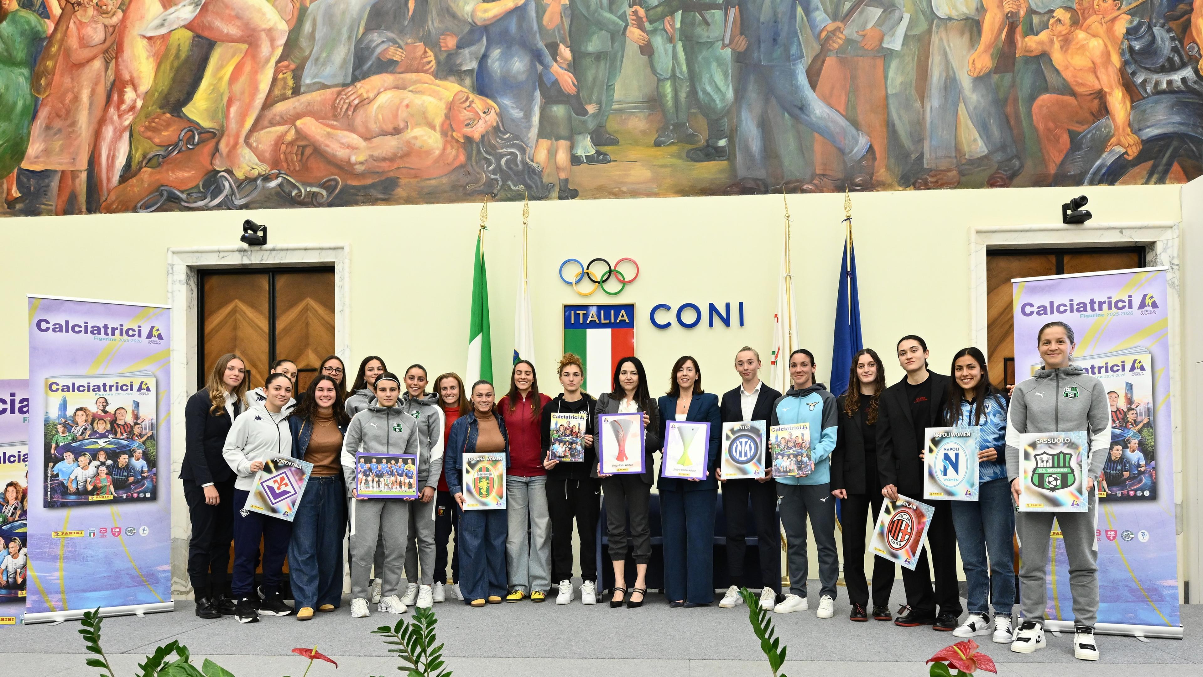 Il nuovo album è realtà! La presentazione della seconda collezione 'Calciatrici' Panini