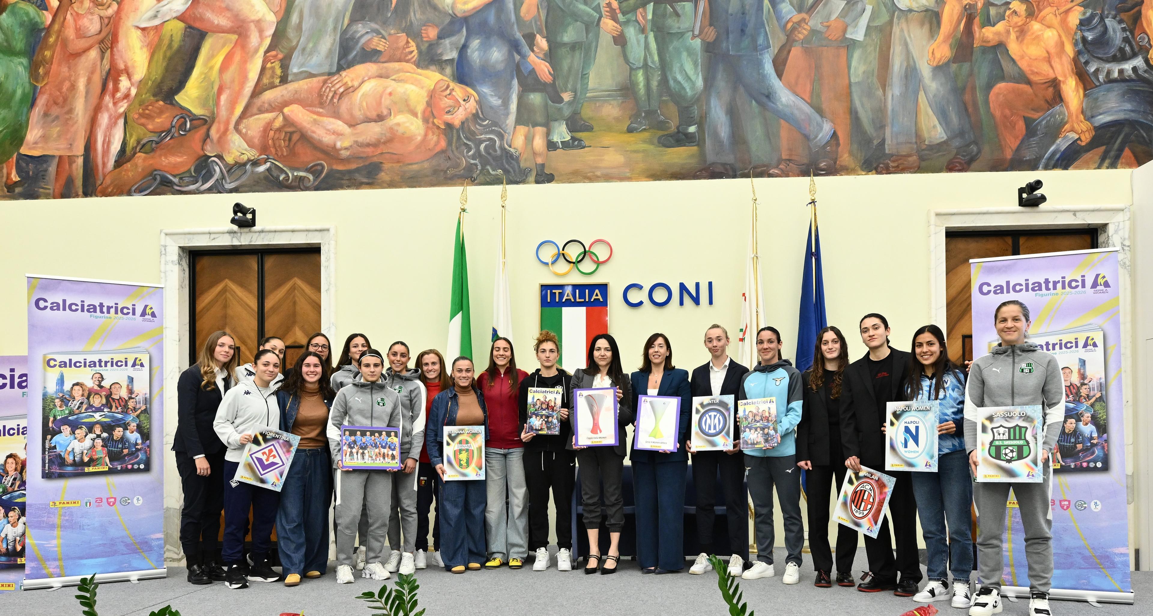 Il nuovo album è realtà! La presentazione della seconda collezione 'Calciatrici' Panini