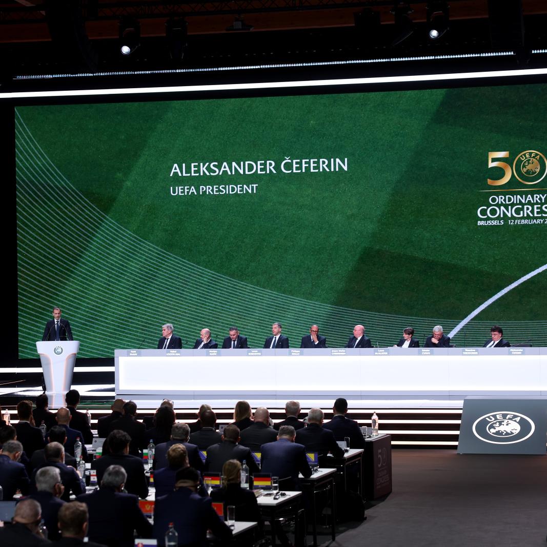 A Bruxelles il 50° Congresso ordinario UEFA: approvato il bilancio 2024/25