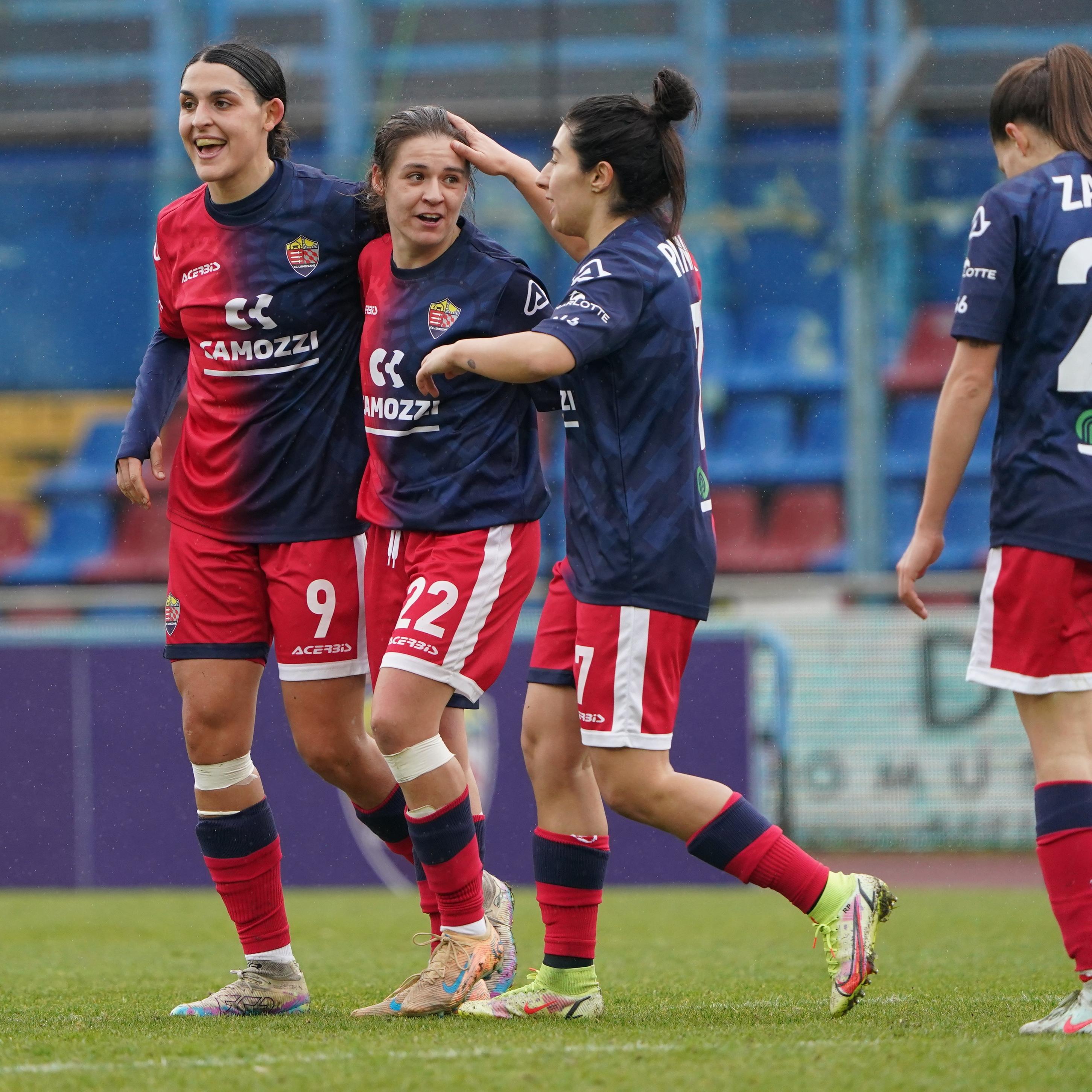 Tris del Lumezzane al Brescia: le rossoblù si tengono in scia del Como capolista. Pari tra Venezia e Verona