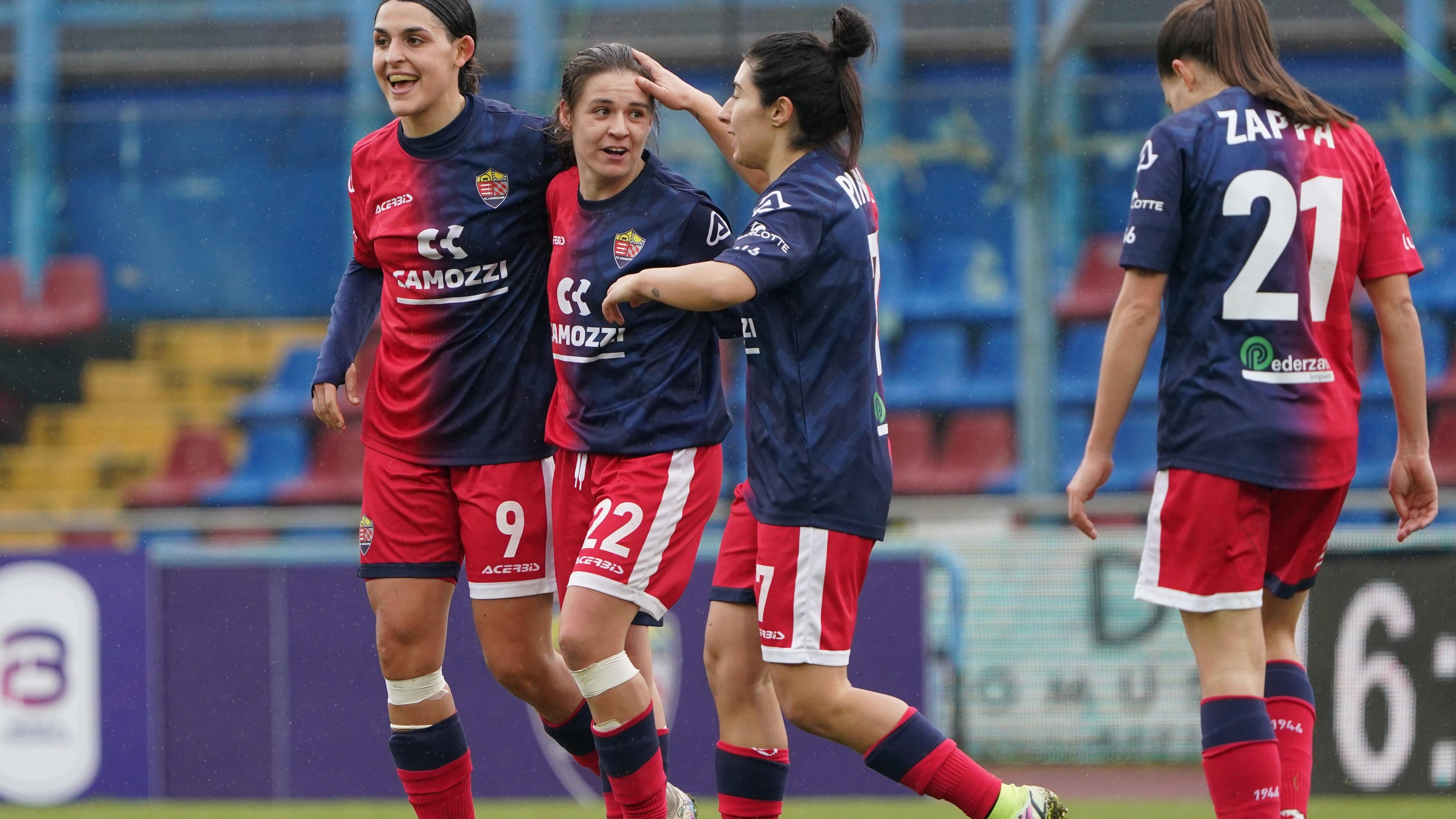 Tris del Lumezzane al Brescia: le rossoblù si tengono in scia del Como capolista. Pari tra Venezia e Verona