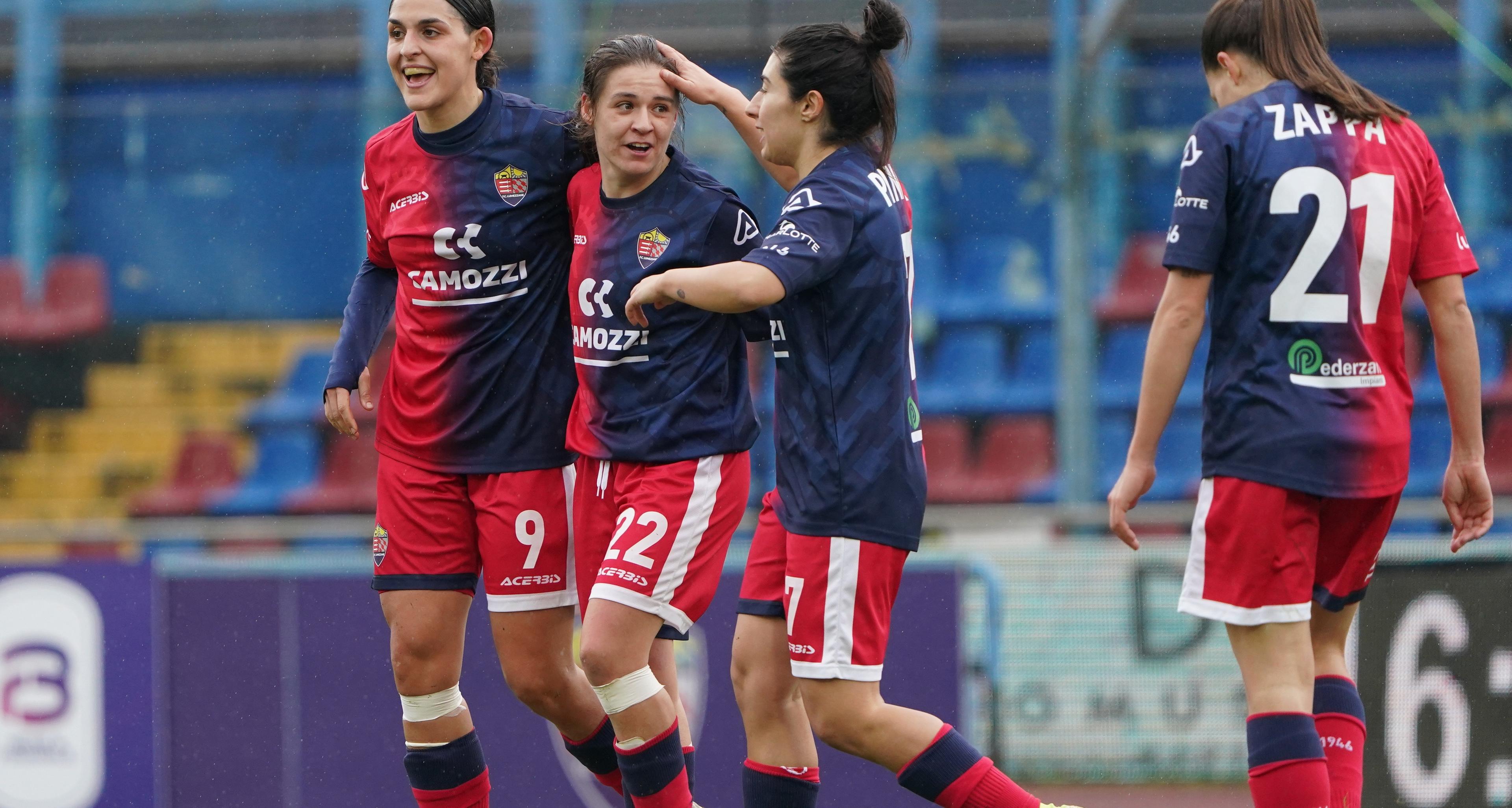 Tris del Lumezzane al Brescia: le rossoblù si tengono in scia del Como capolista. Pari tra Venezia e Verona