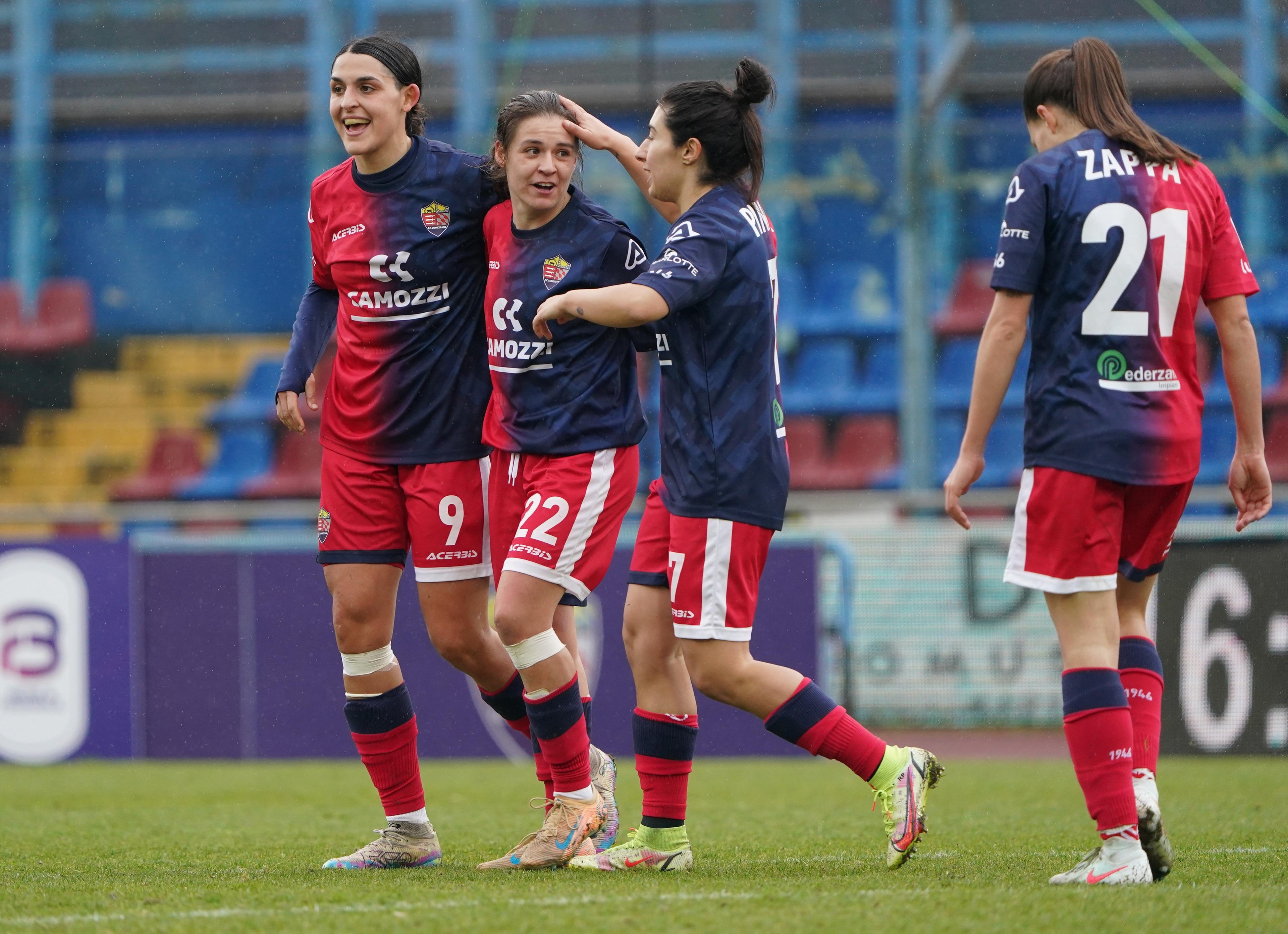 Tris del Lumezzane al Brescia: le rossoblù si tengono in scia del Como capolista. Pari tra Venezia e Verona