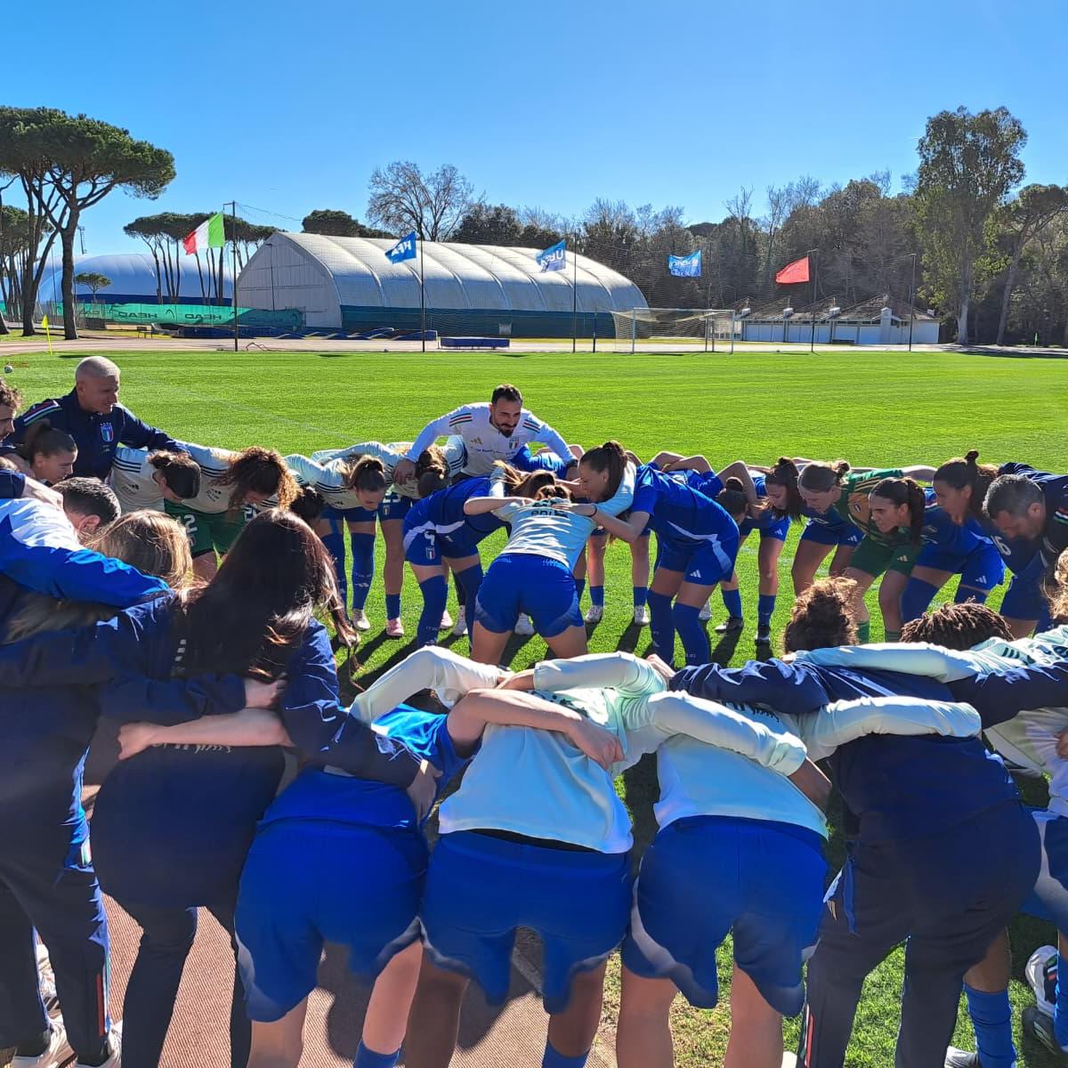 Martone risponde a Nein, a Tirrenia il primo test tra Italia e Svizzera finisce 1-1. Leandri: “Prestazione positiva”