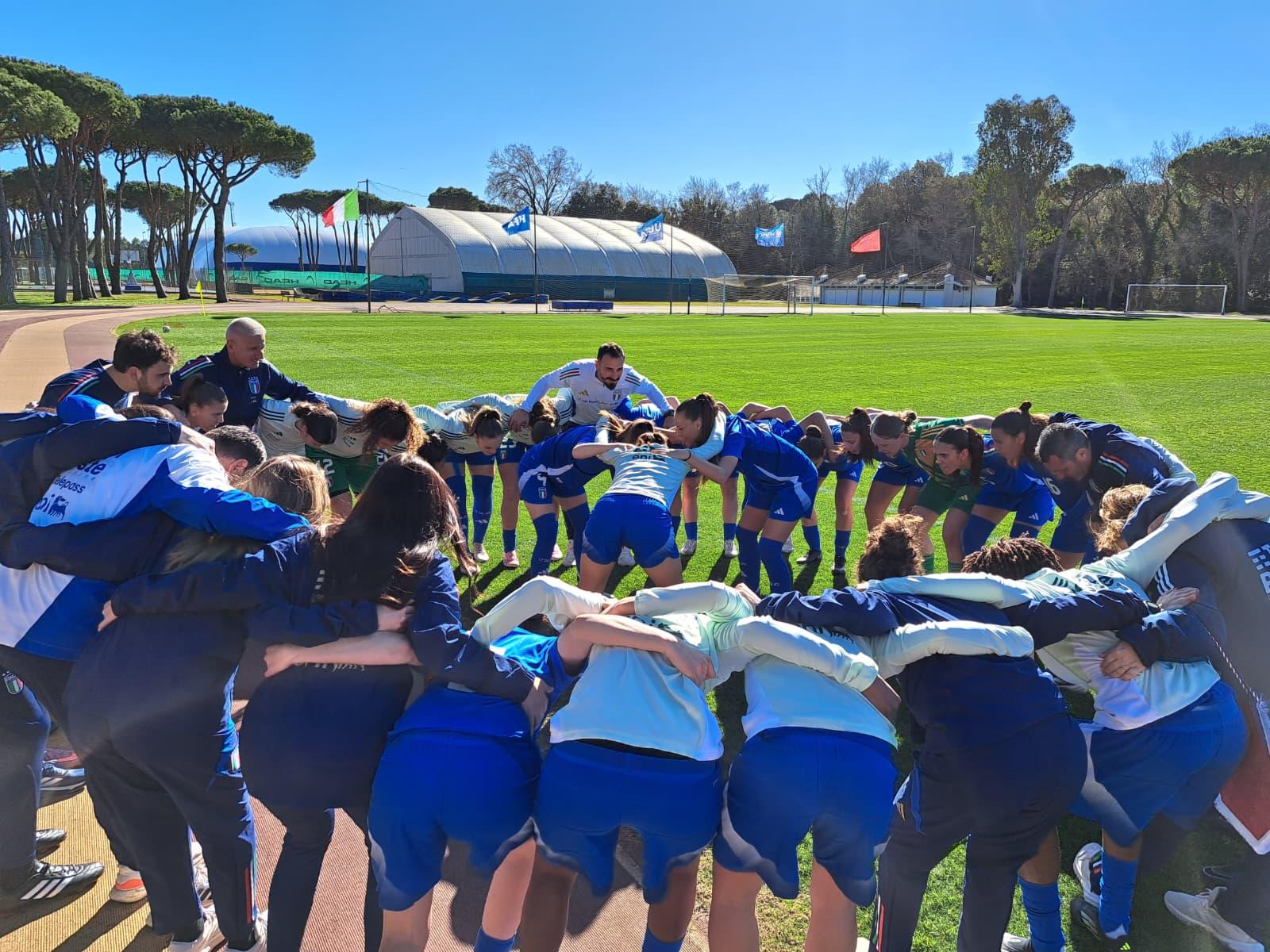 Martone risponde a Nein, a Tirrenia il primo test tra Italia e Svizzera finisce 1-1. Leandri: “Prestazione positiva”