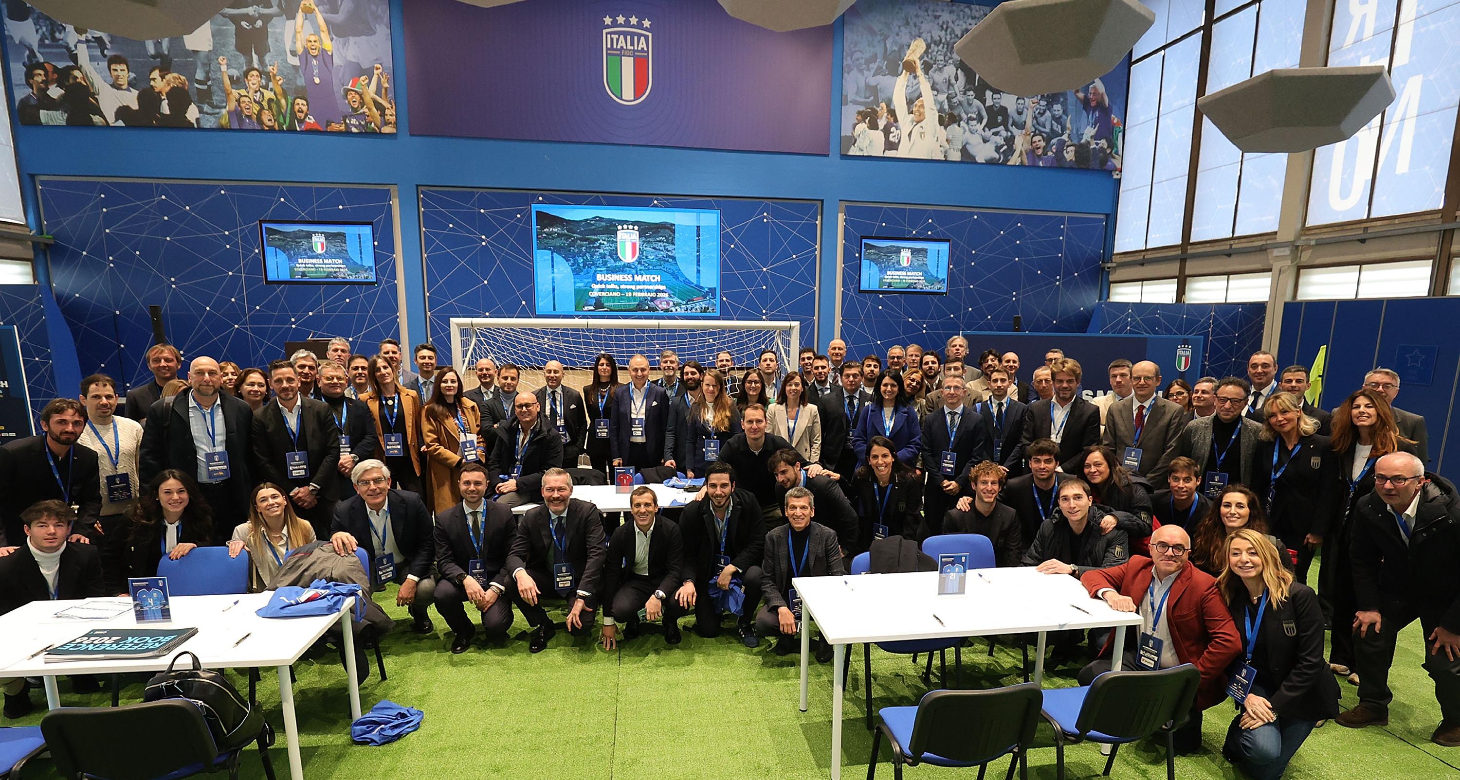 A Coverciano il primo Business Match, evento B2B dedicato ai partner della FIGC