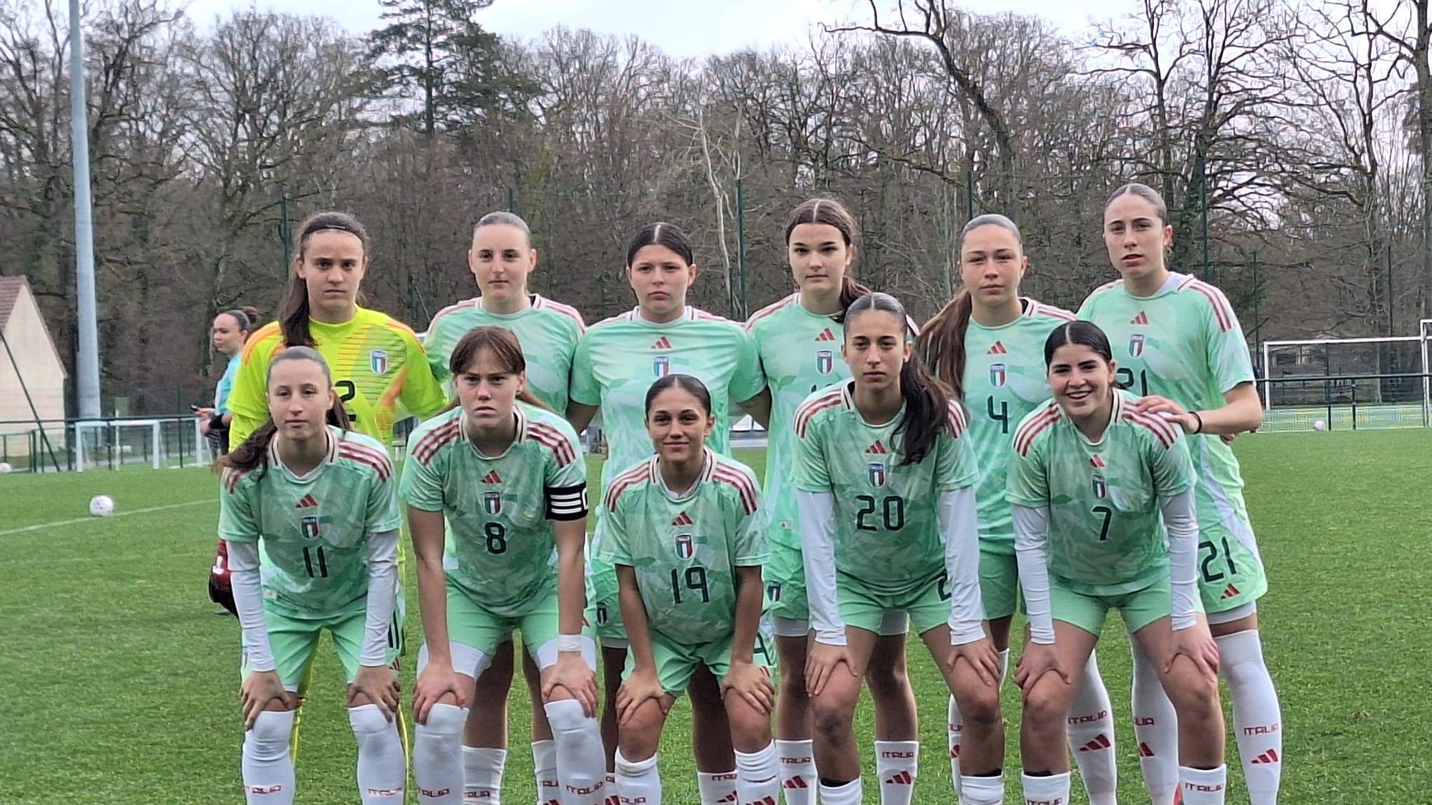 Azzurrine battute 6-2 dalla Francia nel secondo test a Clairefontaine: non bastano Faggioli e Gavazza