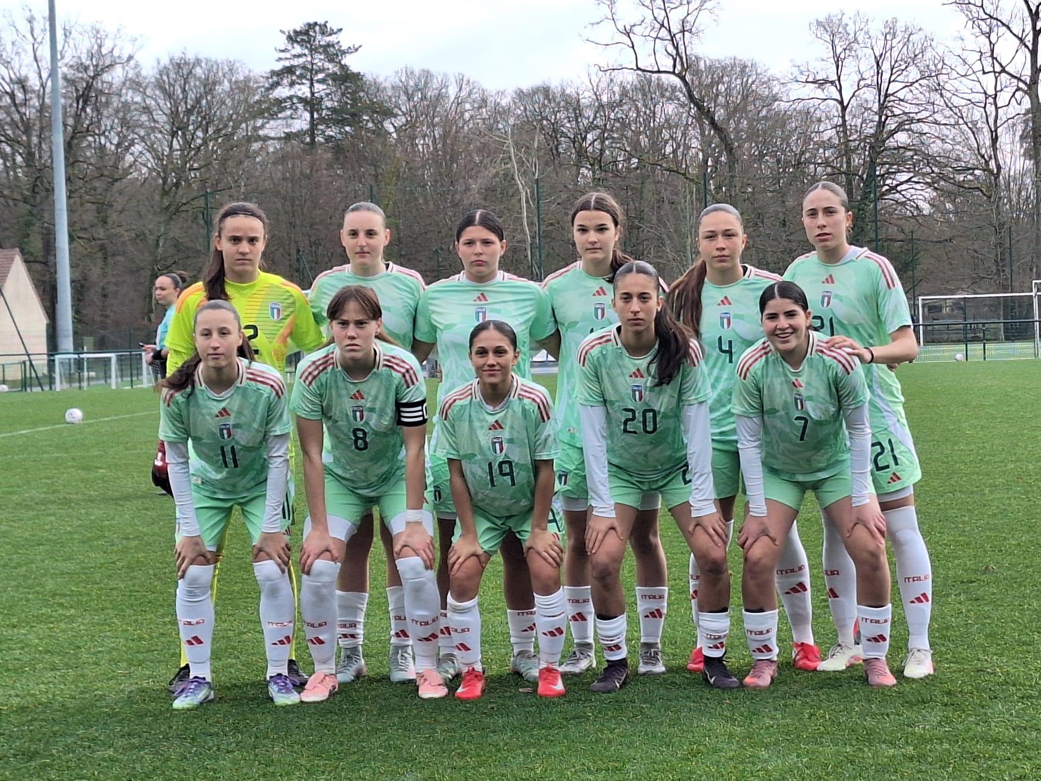 Azzurrine battute 6-2 dalla Francia nel secondo test a Clairefontaine: non bastano Faggioli e Gavazza