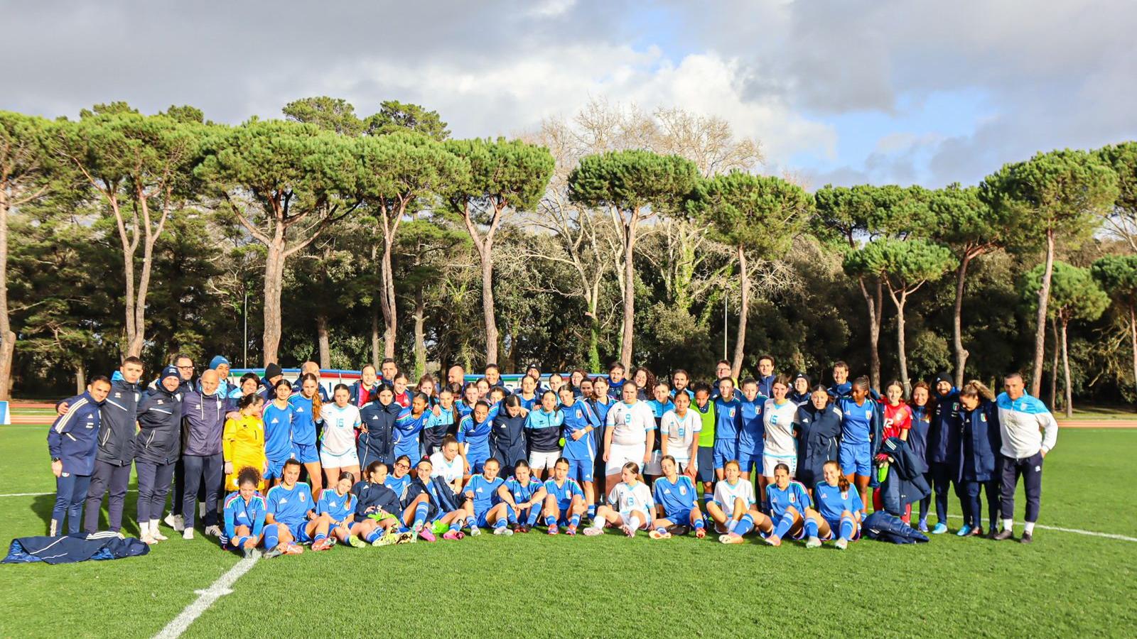 ‘Calcio+’ U15 Femminile: a Tirrenia cinque giorni di allenamenti e valori condivisi
