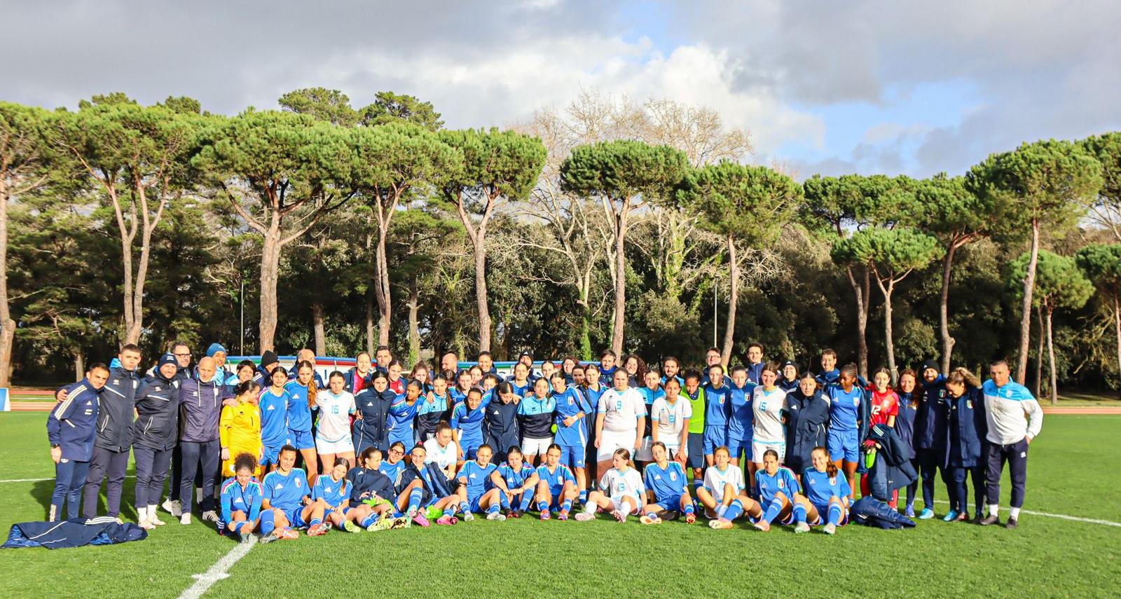 ‘Calcio+’ U15 Femminile: a Tirrenia cinque giorni di allenamenti e valori condivisi