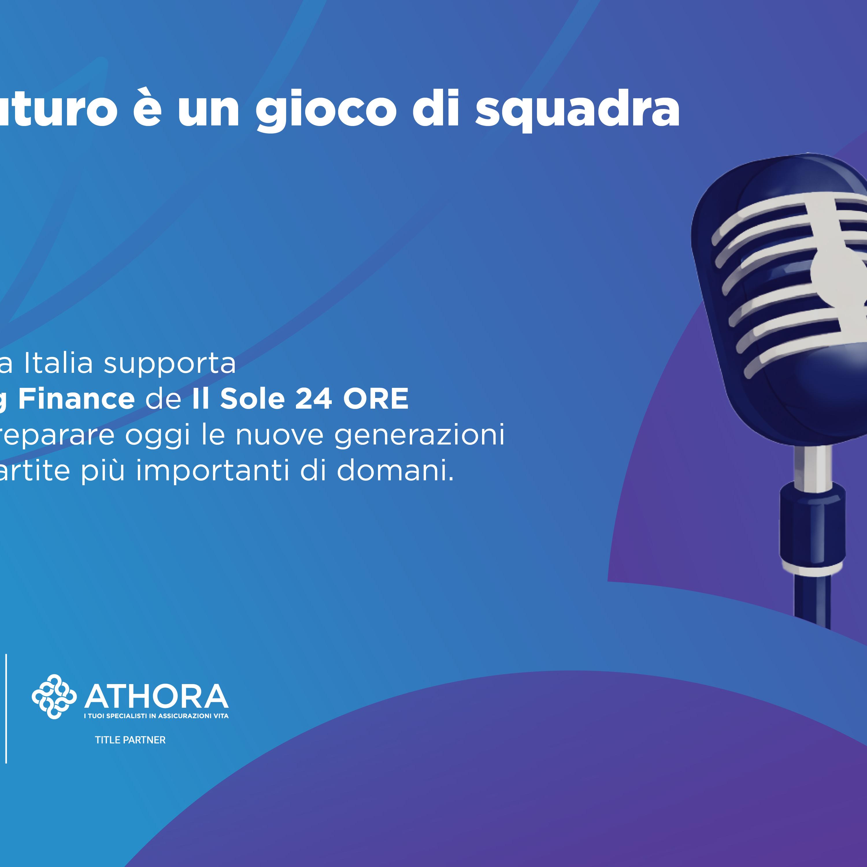 Athora Italia e Serie A Women con Young Finance, il videopodcast de Il Sole 24 ORE, per l’educazione finanziaria
