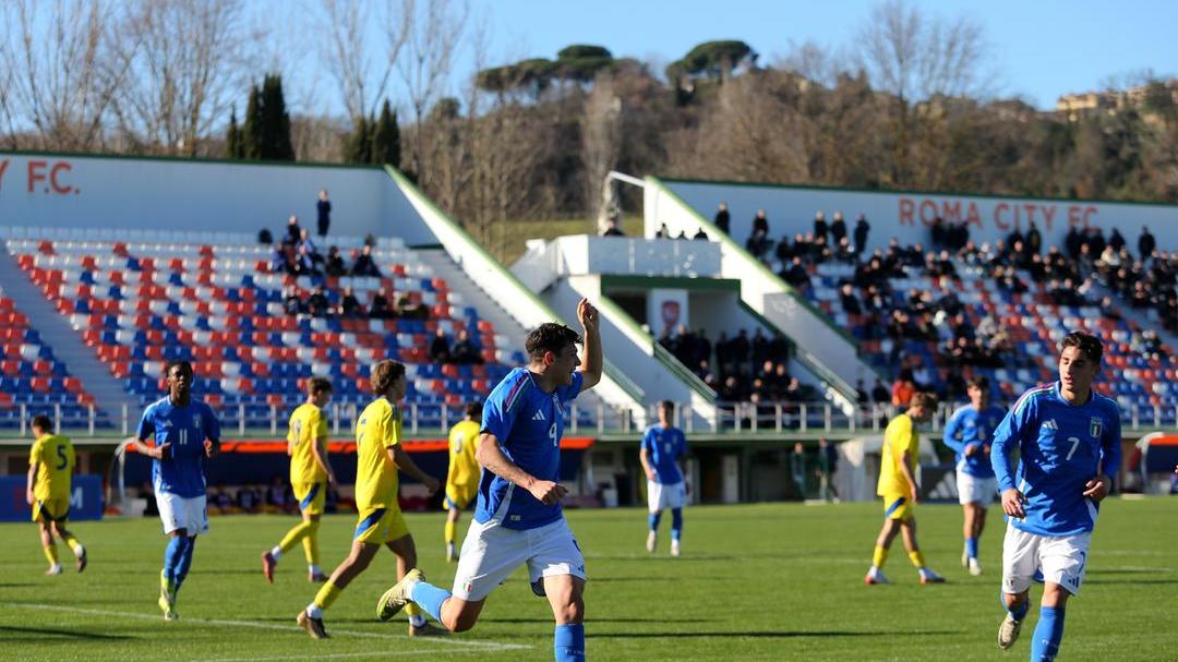 U18s score late equaliser in first friendly against Ukraine