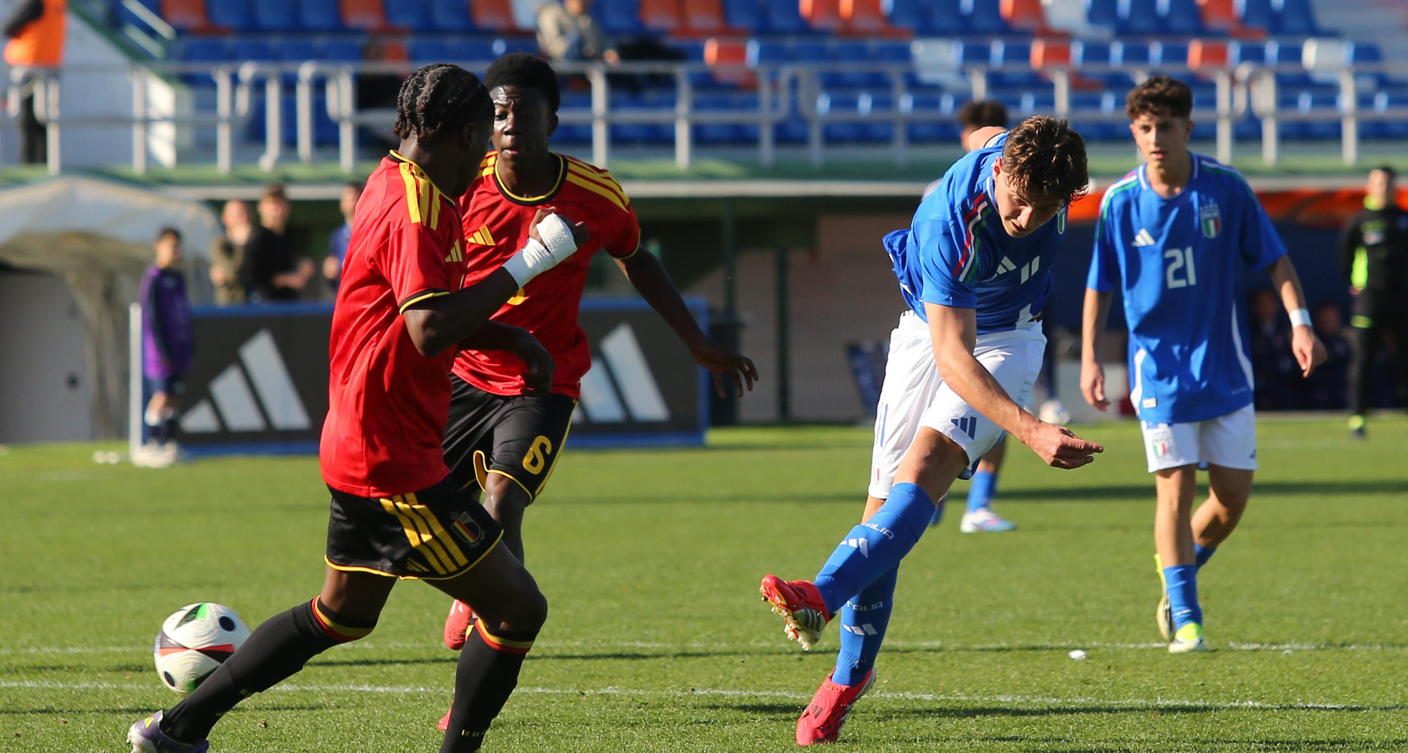 Italia e Belgio si dividono la posta: al Riano Athletic Center finisce 1-1