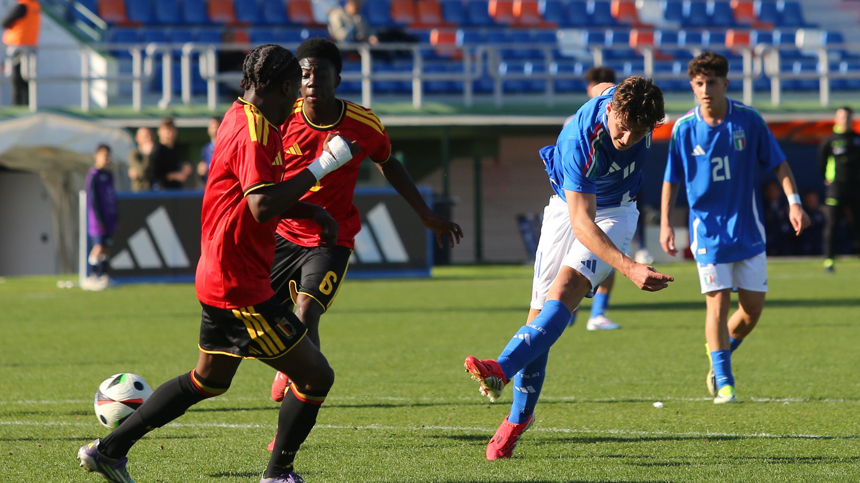 Italia e Belgio si dividono la posta: al Riano Athletic Center finisce 1-1