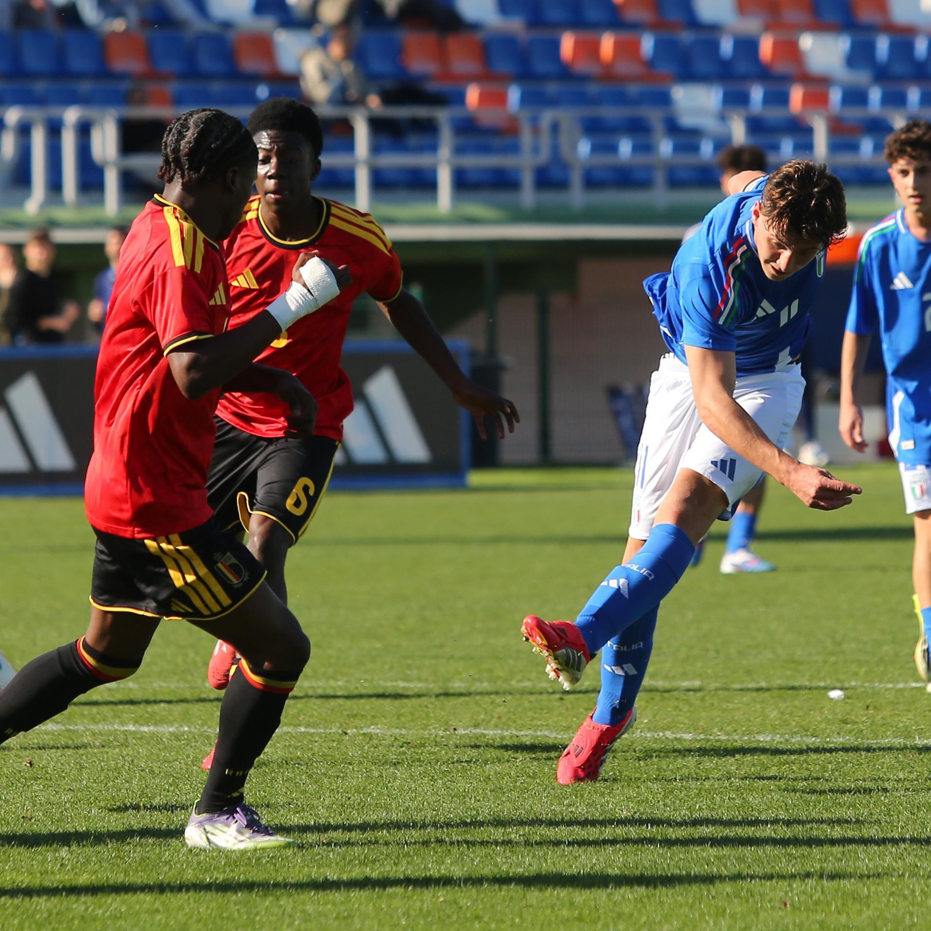 A share of the spoils in Italy vs. Belgium: It ends 1-1 at the Riano Athletic Centre
