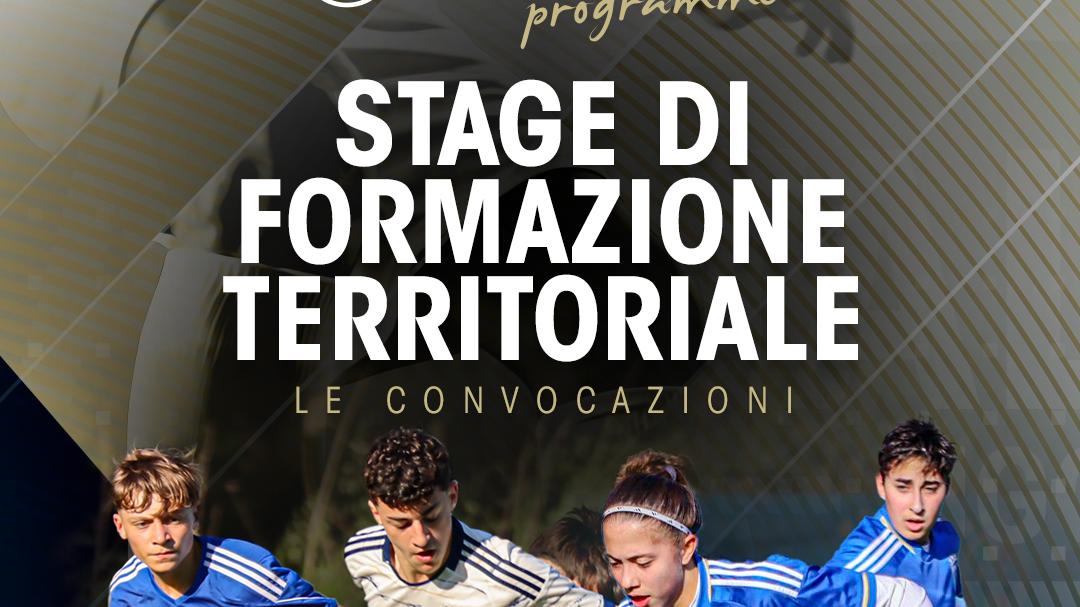 Stage di formazione territoriale: convocazioni per lunedì 2 marzo 2026