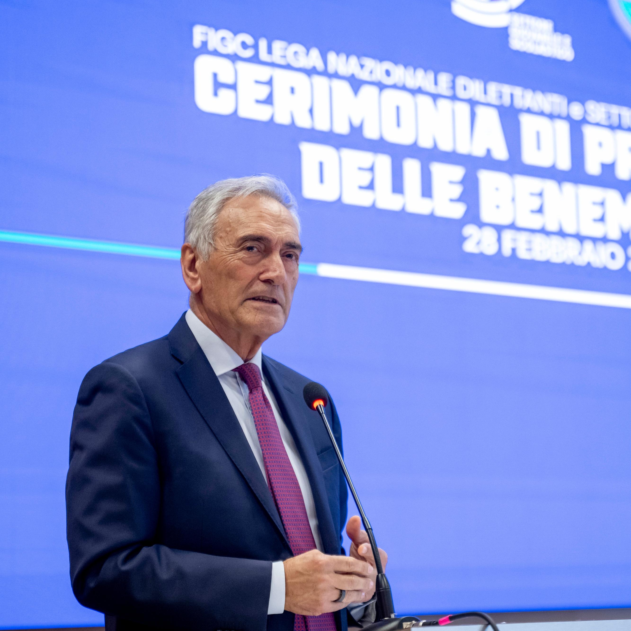 Benemerenze 2026, premiata l’attività giovanile e dilettantistica. Gravina: “Siete l’anima del sistema”