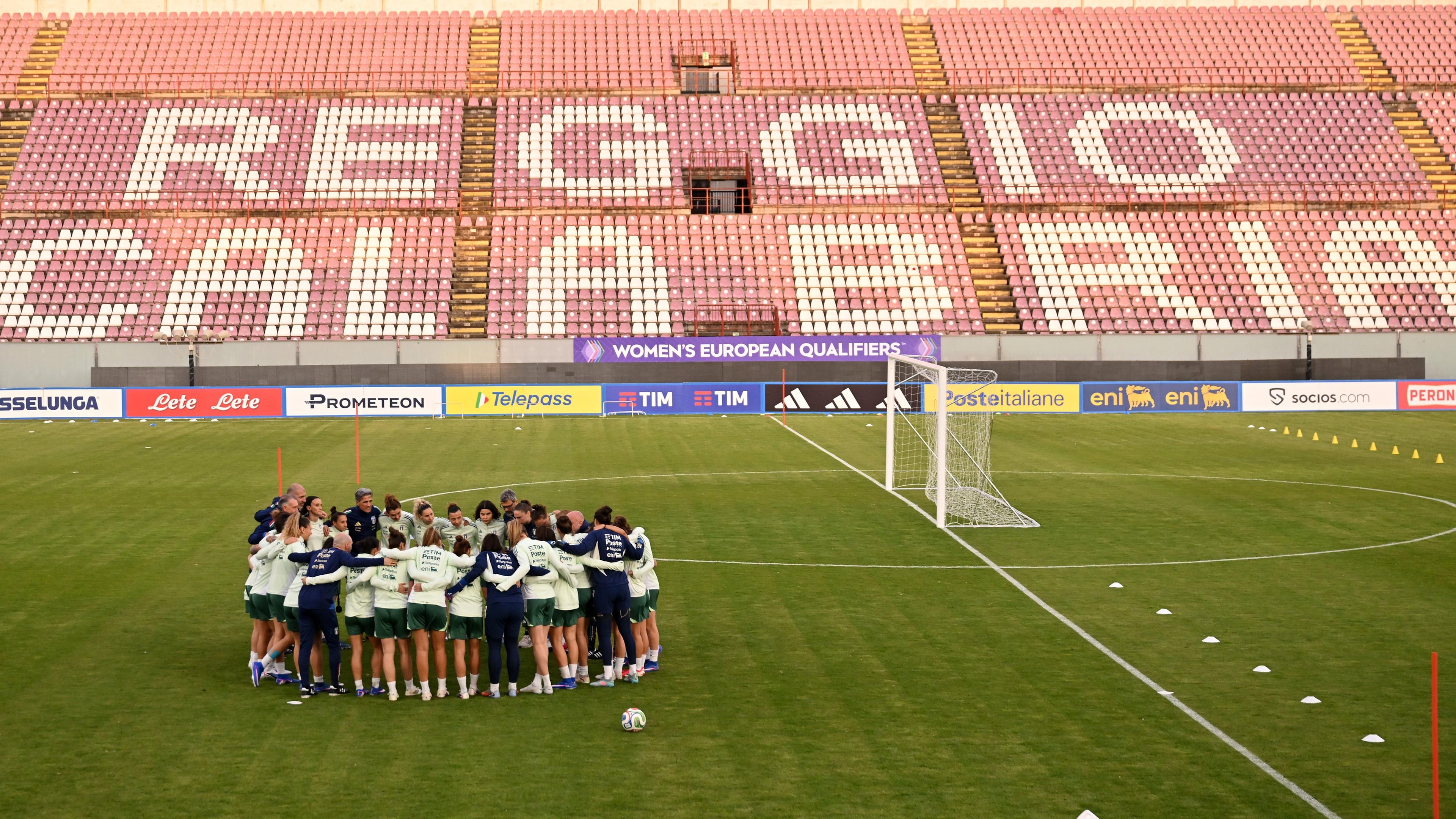 Le Azzurre sfidano la Svezia, il sogno Mondiale parte da Reggio Calabria. Soncin: “Emozione e adrenalina, siamo pronti”