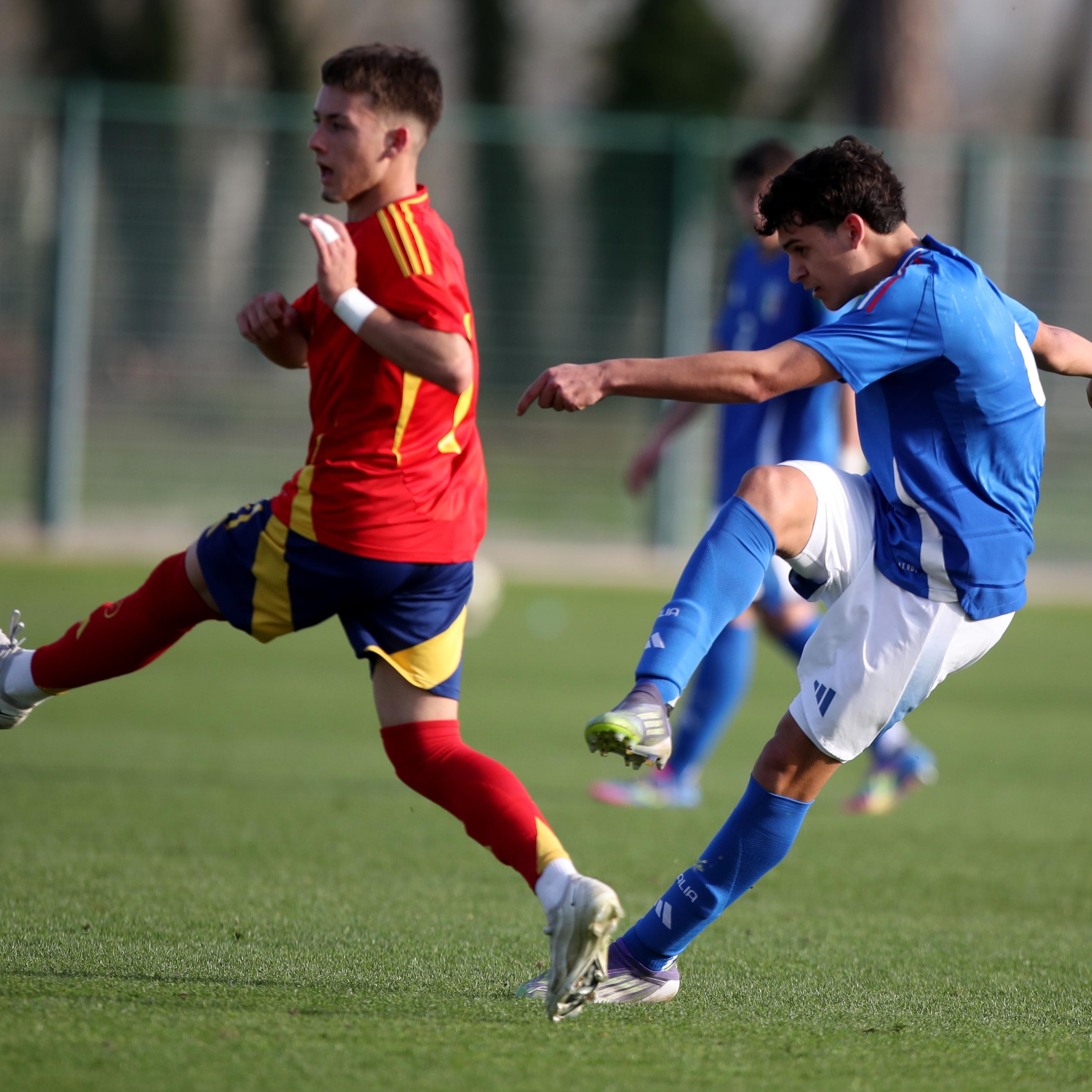 Gli Azzurrini brillano a Riano: 2-0 alla Spagna