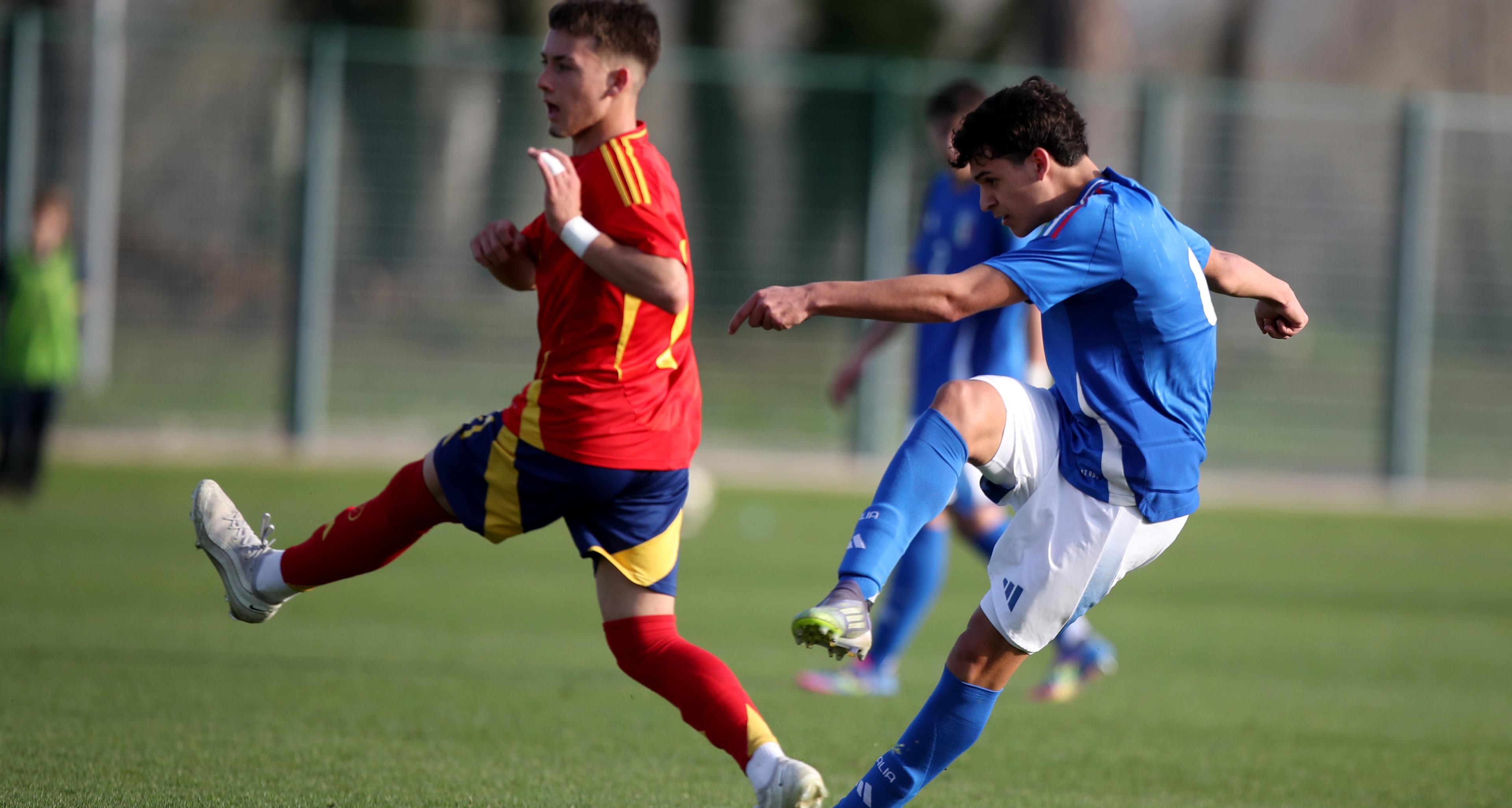 Gli Azzurrini brillano a Riano: 2-0 alla Spagna