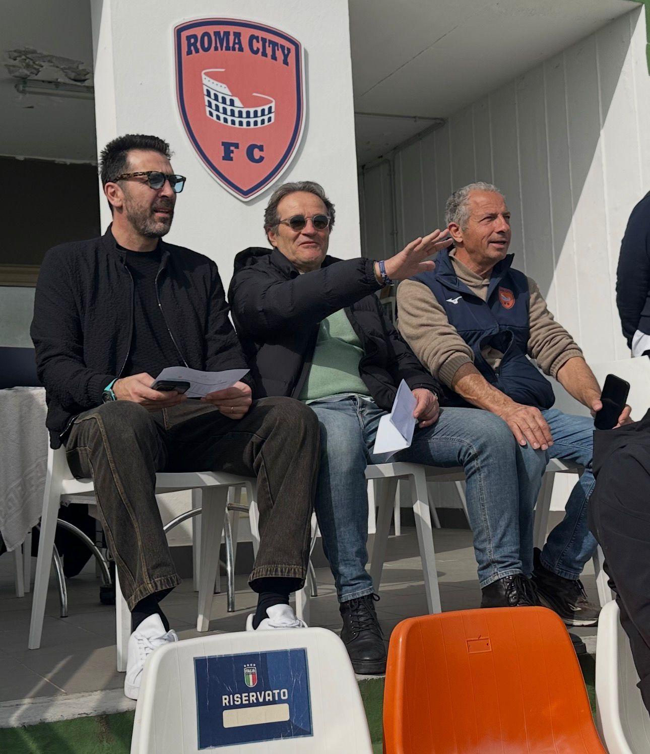 Gianluigi Buffon, Mauro Vladovich e Paolo Doino