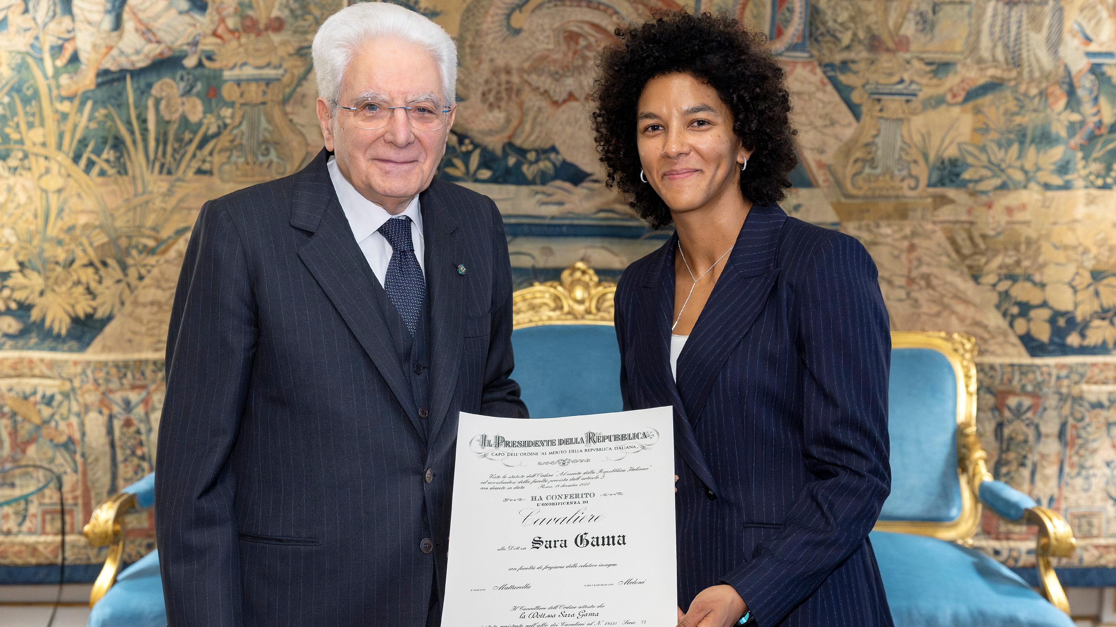 Sara Gama nominata Cavaliere della Repubblica dal presidente Sergio Mattarella. “Sono onorata e commossa”