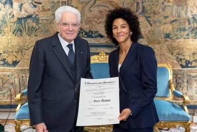 Sara Gama nominata Cavaliere della Repubblica dal presidente Sergio Mattarella. “Sono onorata e commossa”