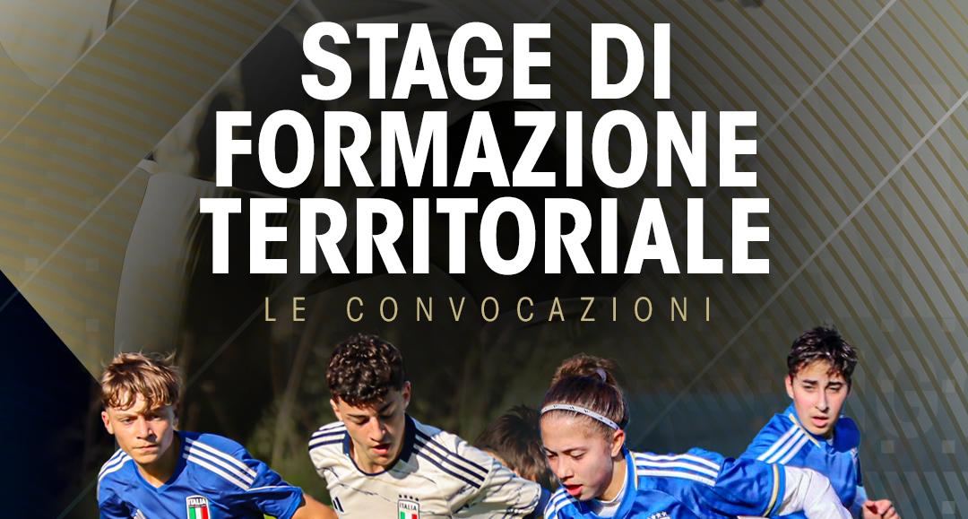 Stage di formazione territoriale: convocazioni per lunedì 16\u00A0marzo 2026