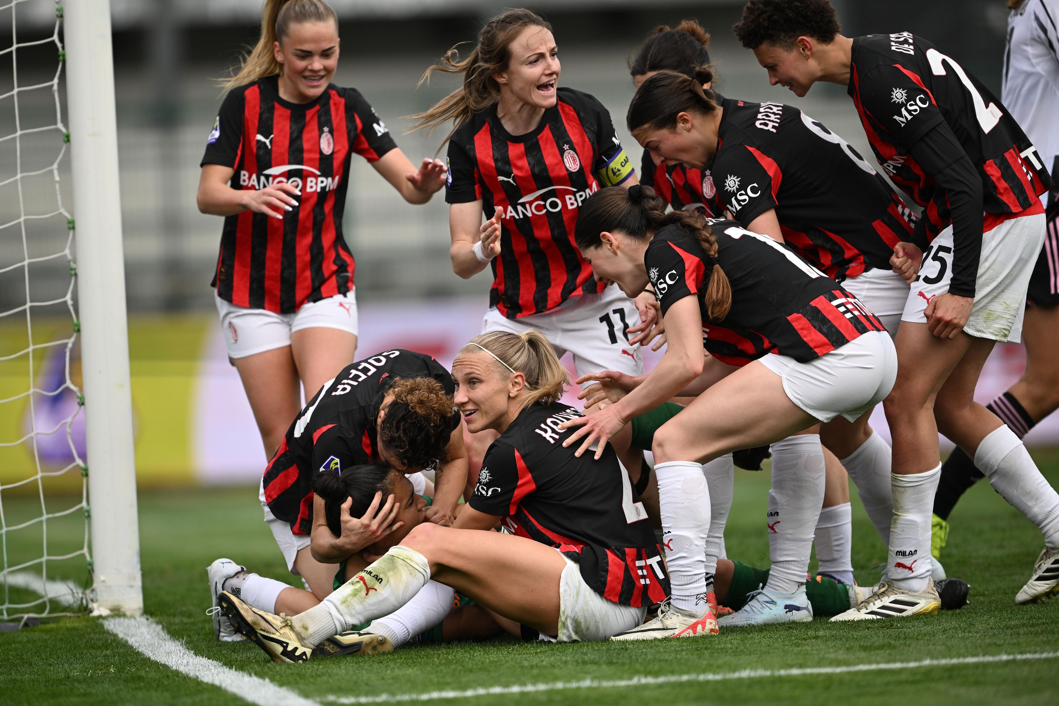 azione di gioco durante una partita della Serie A Women