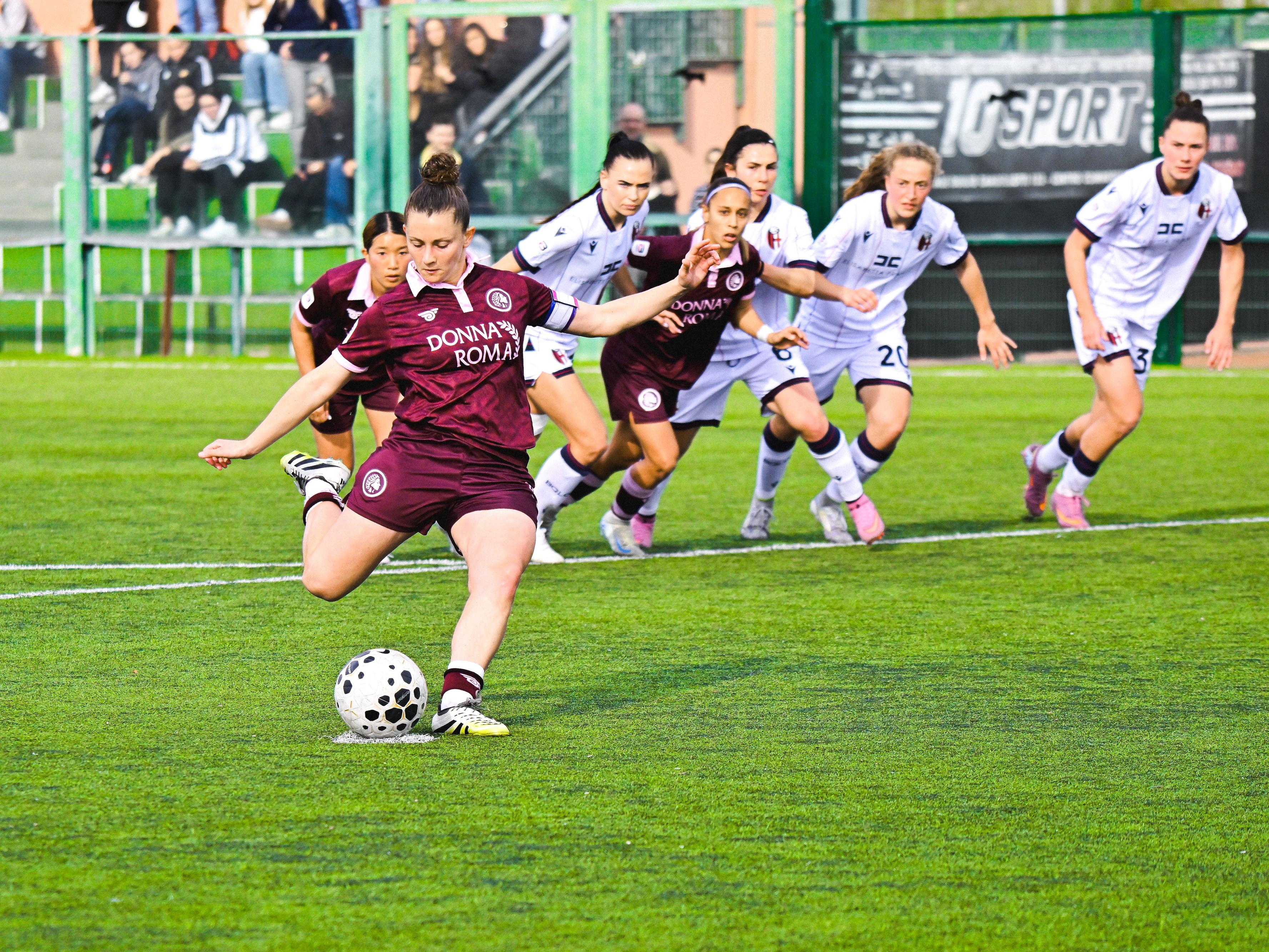 Tris Donna Roma! La Res batte 3-0 il Bologna e lo aggancia al quarto posto