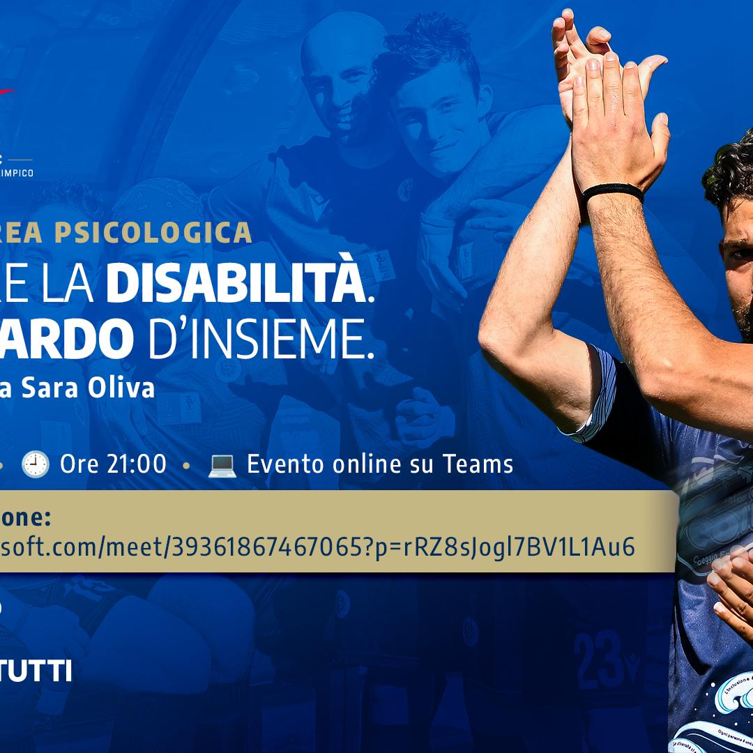 'Conoscere la disabilità. Uno sguardo d’insieme': il webinar di ieri a cura dell'Area Psicologica con al centro il concetto di persona