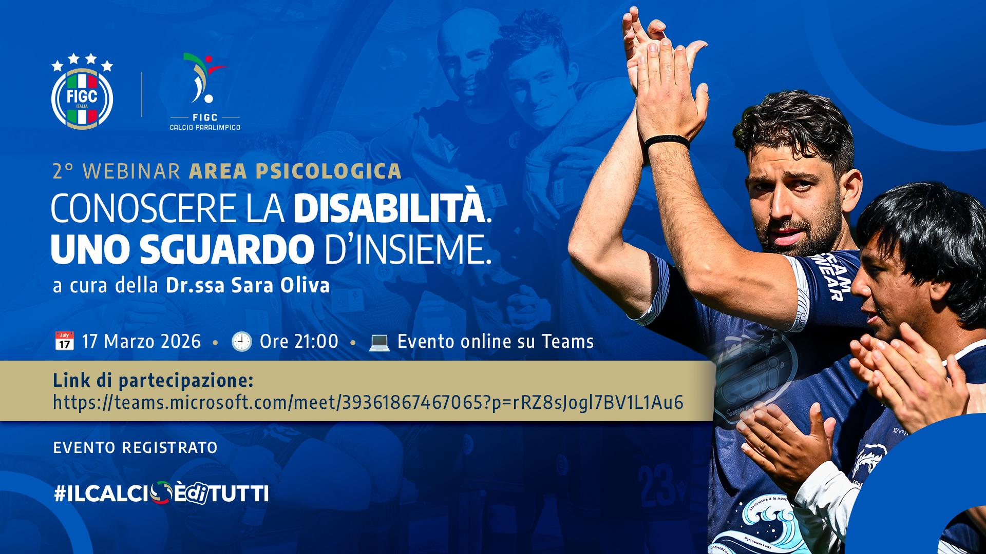 'Conoscere la disabilità. Uno sguardo d’insieme': il webinar di ieri a cura dell'Area Psicologica con al centro il concetto di persona