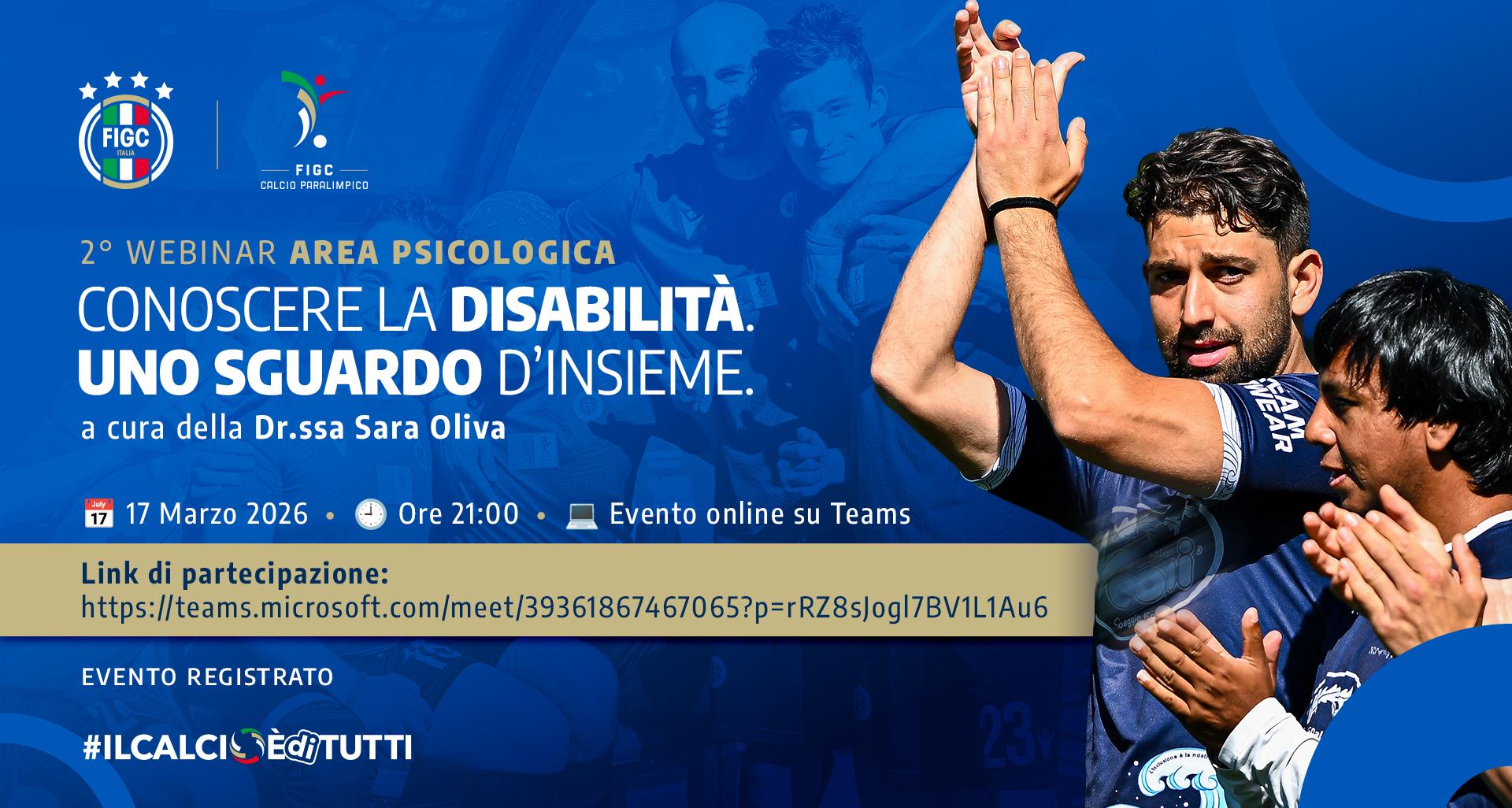 'Conoscere la disabilità. Uno sguardo d’insieme': il webinar di ieri a cura dell'Area Psicologica con al centro il concetto di persona