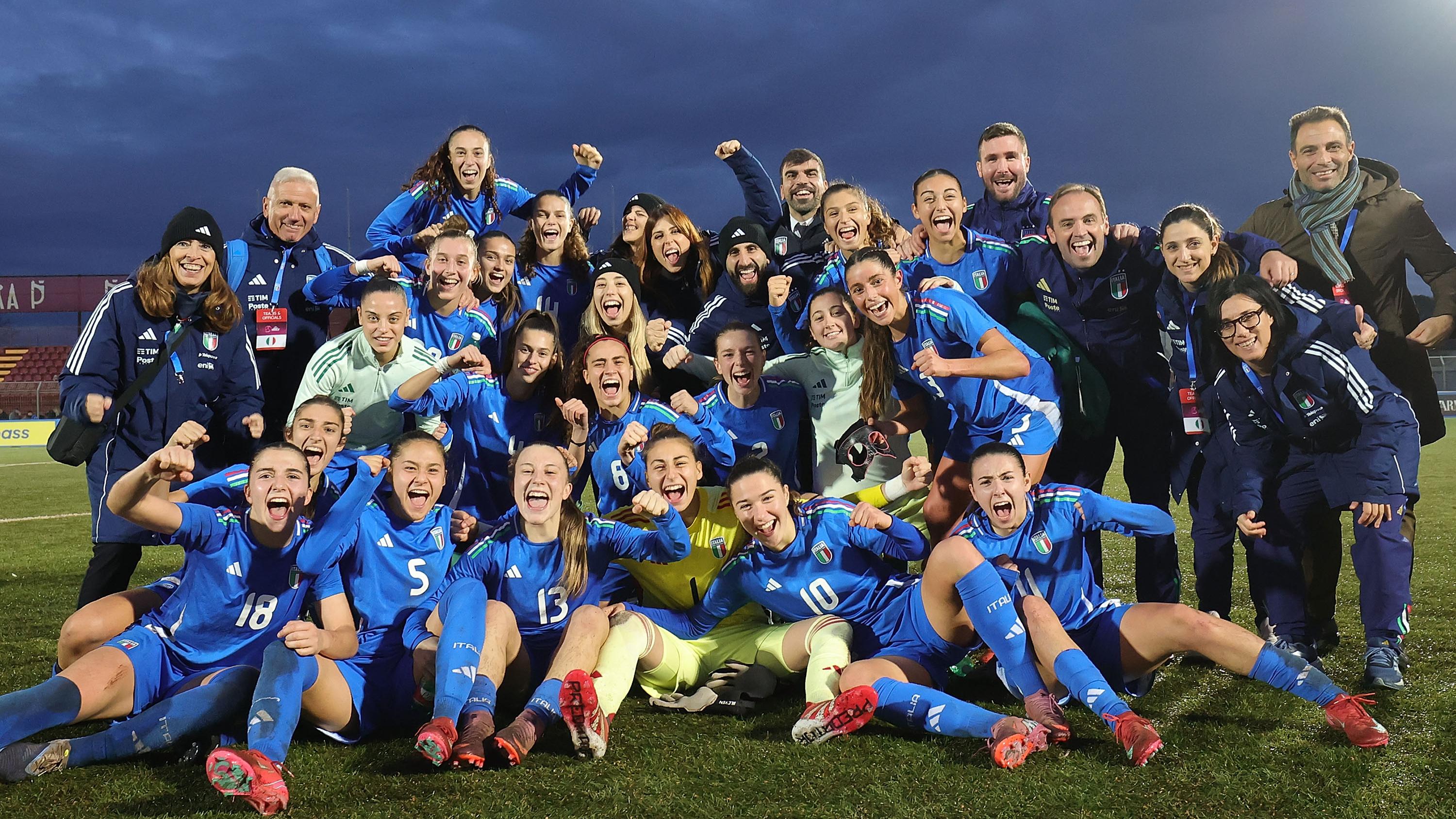 Il Round 2 di qualificazione all’Europeo si avvicina: Matteucci convoca 24 Azzurrine per il raduno di Novarello