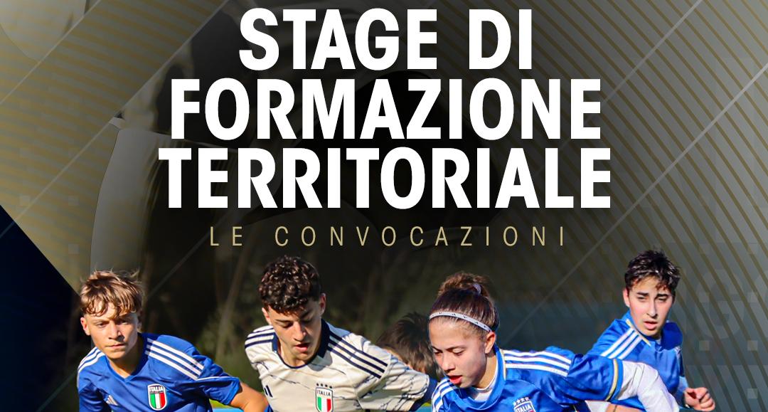 Stage di formazione territoriale: convocazioni per lunedì 23\u00A0marzo 2026