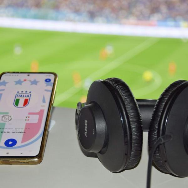 Italy vs. Northern Ireland: remote audio description service available for the first time for blind and visually impaired fans